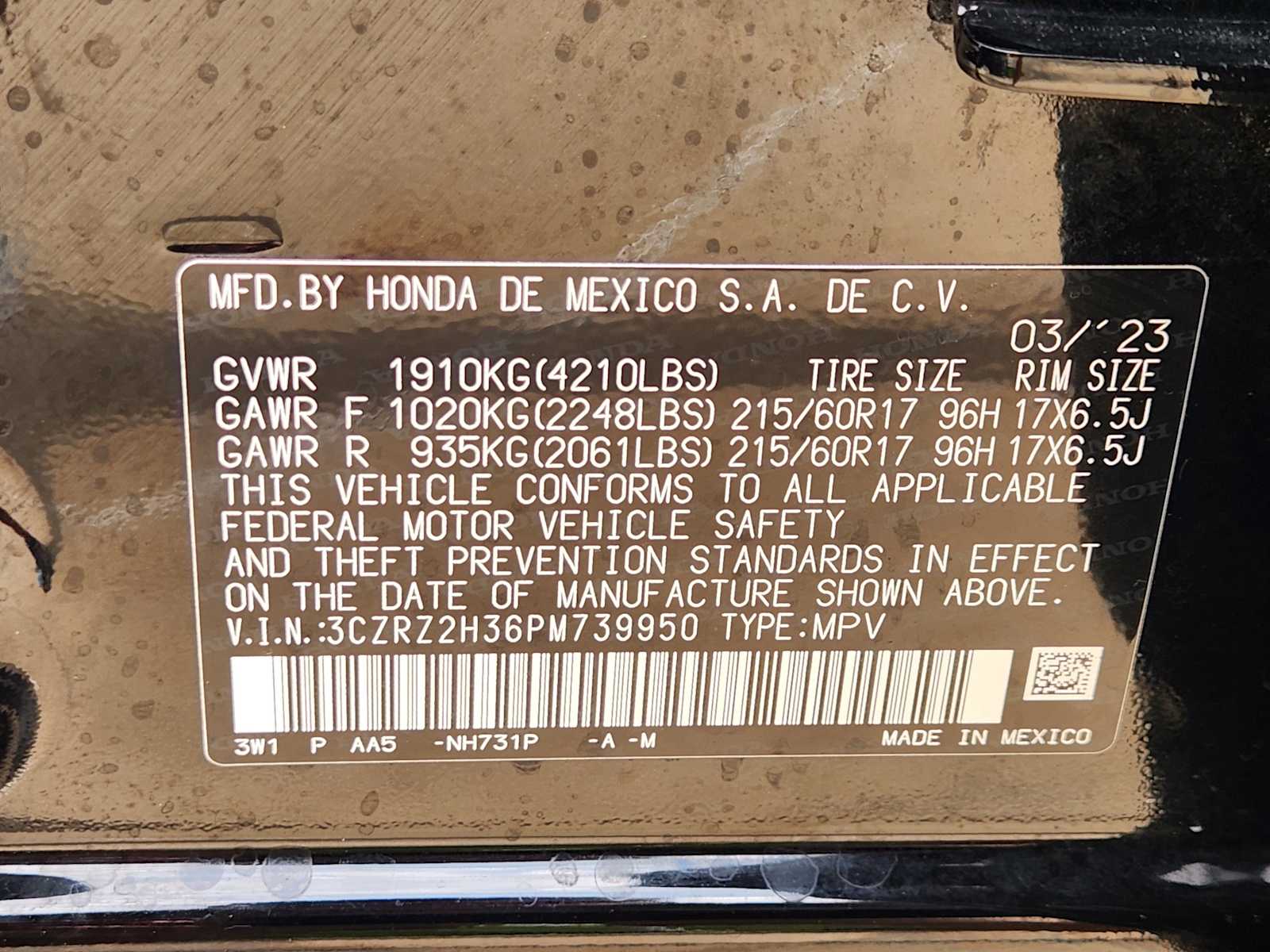 Thumbnail: 2023 Honda HR-V - 21