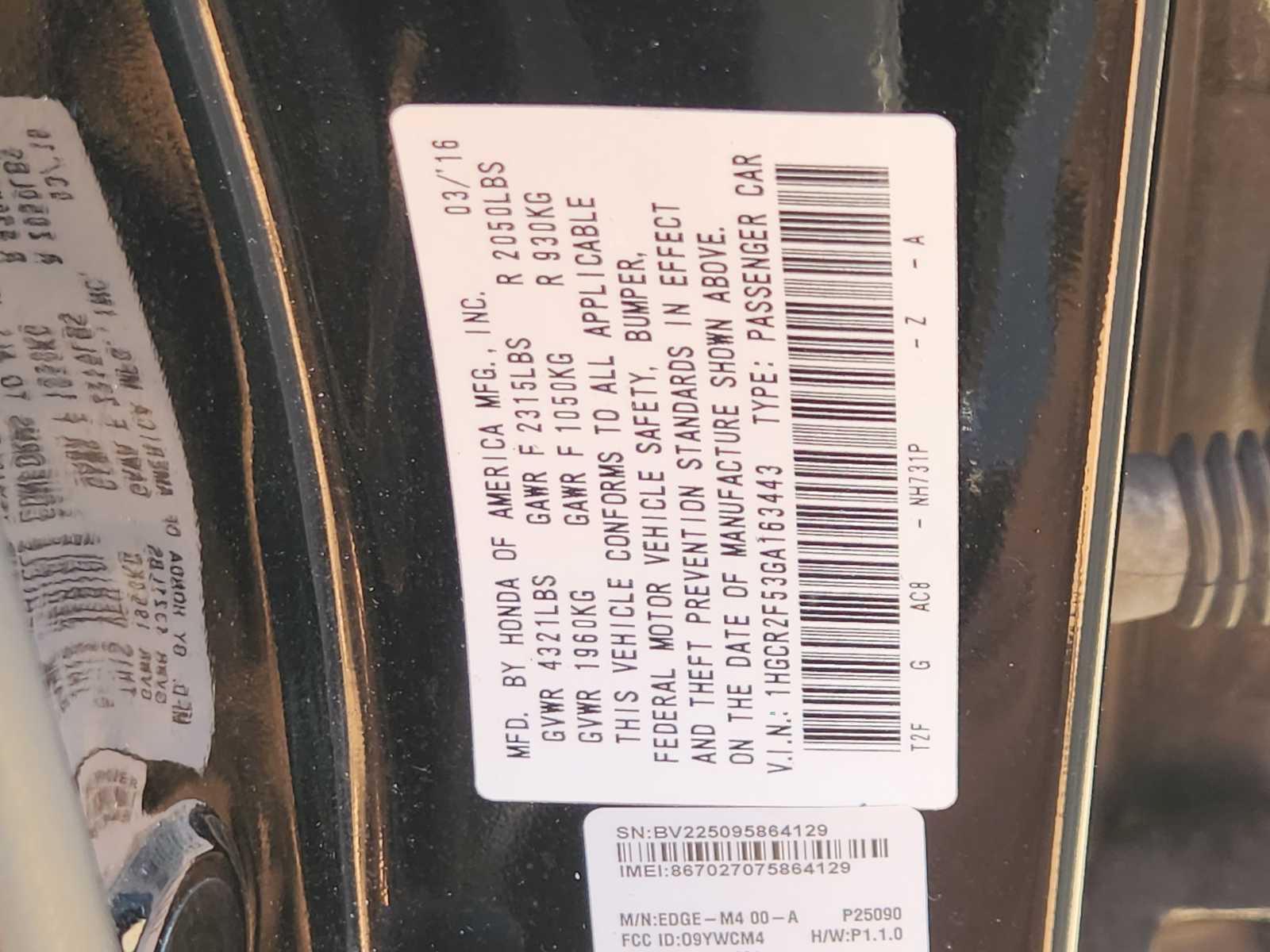 Thumbnail: 2016 Honda Accord - 21