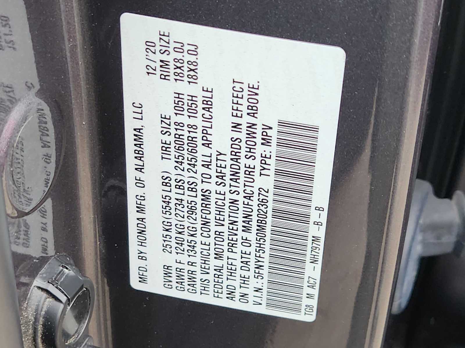 Thumbnail: 2021 Honda Pilot - 22