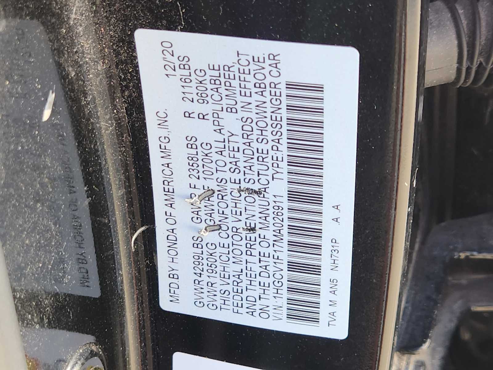 Thumbnail: 2021 Honda Accord - 18