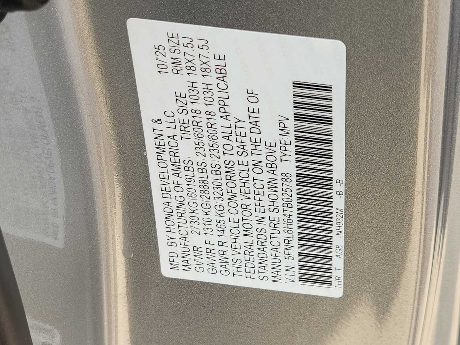 Thumbnail: 2026 Honda Odyssey - 22