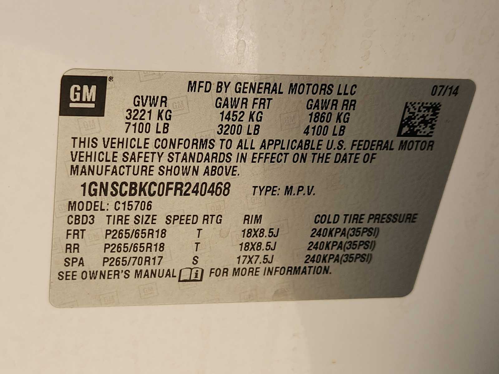 Thumbnail: 2015 Chevrolet Tahoe - 21