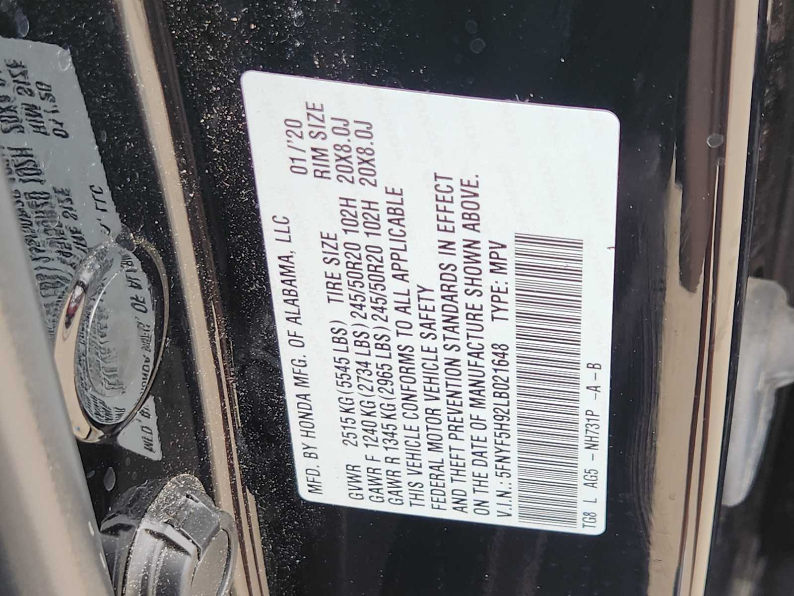 Thumbnail: 2020 Honda Pilot - 22