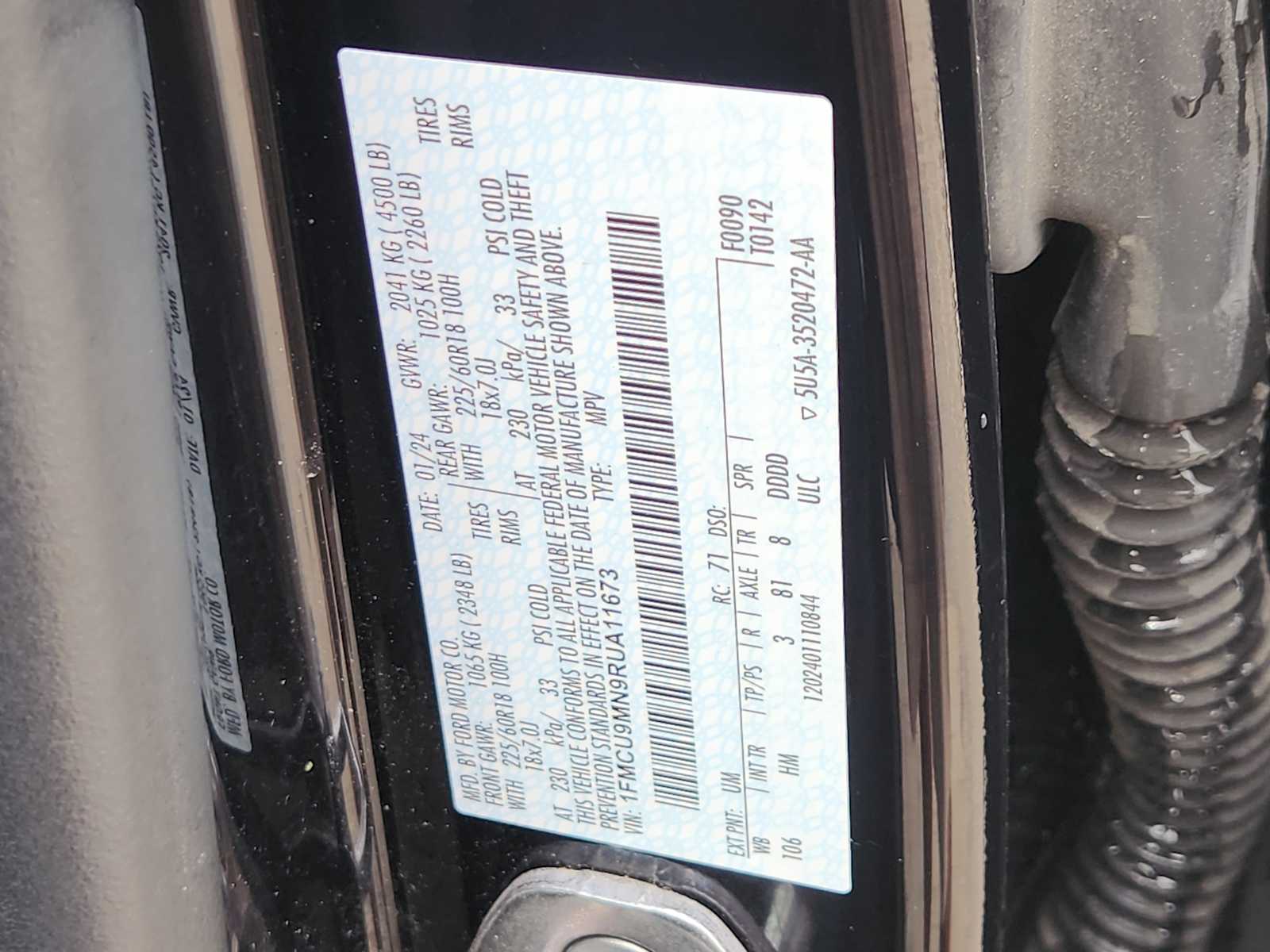 Thumbnail: 2024 Ford Escape - 21