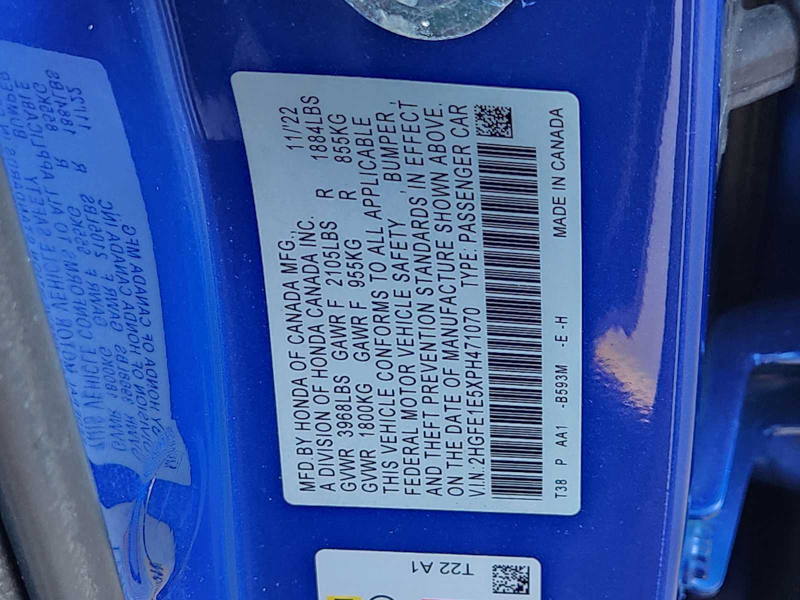 Thumbnail: 2023 Honda Civic - 21