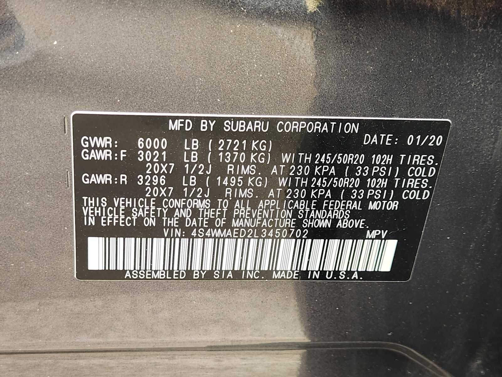 Thumbnail: 2020 Subaru Ascent - 22