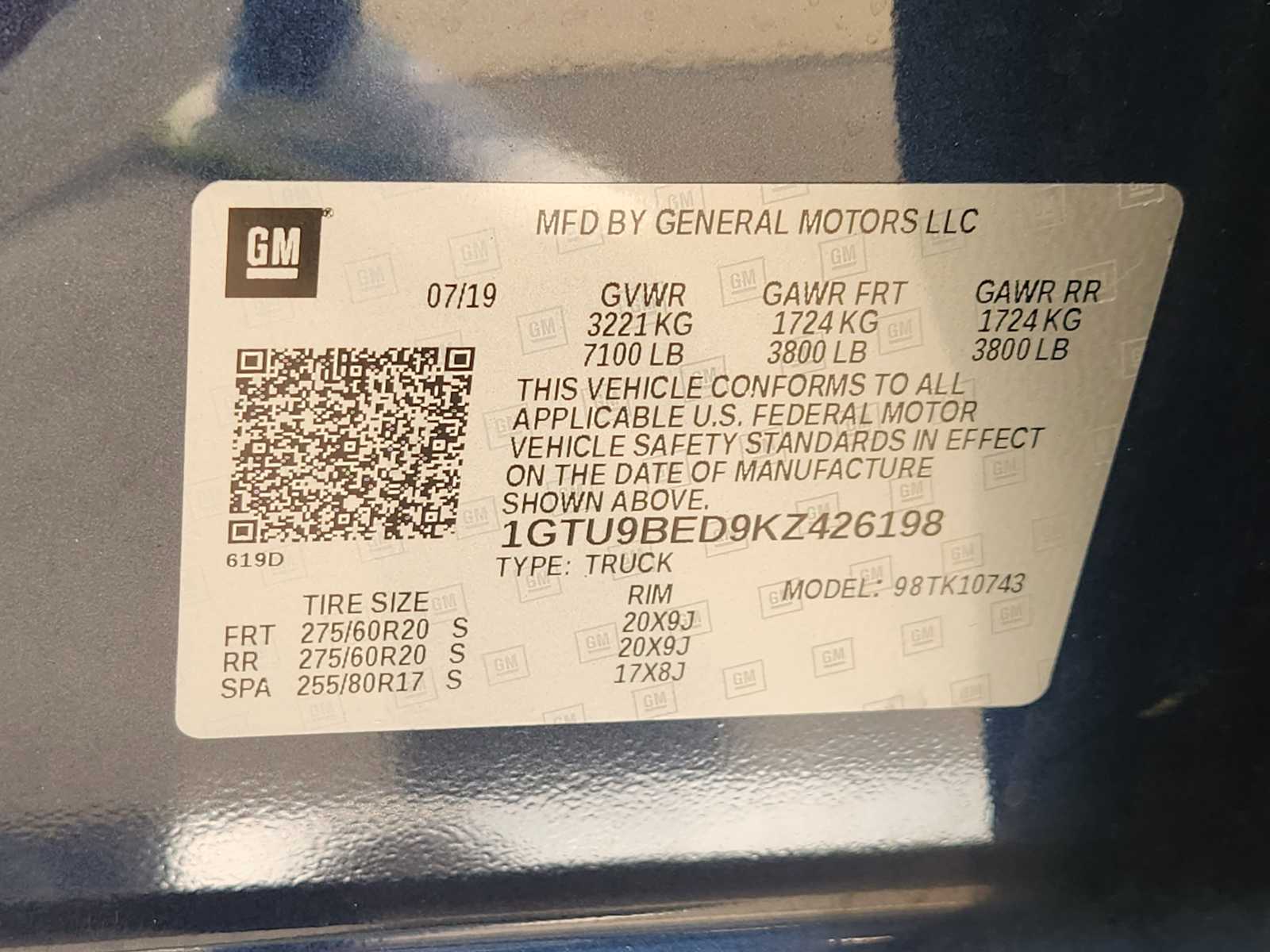 Thumbnail: 2019 GMC Sierra 1500 - 21