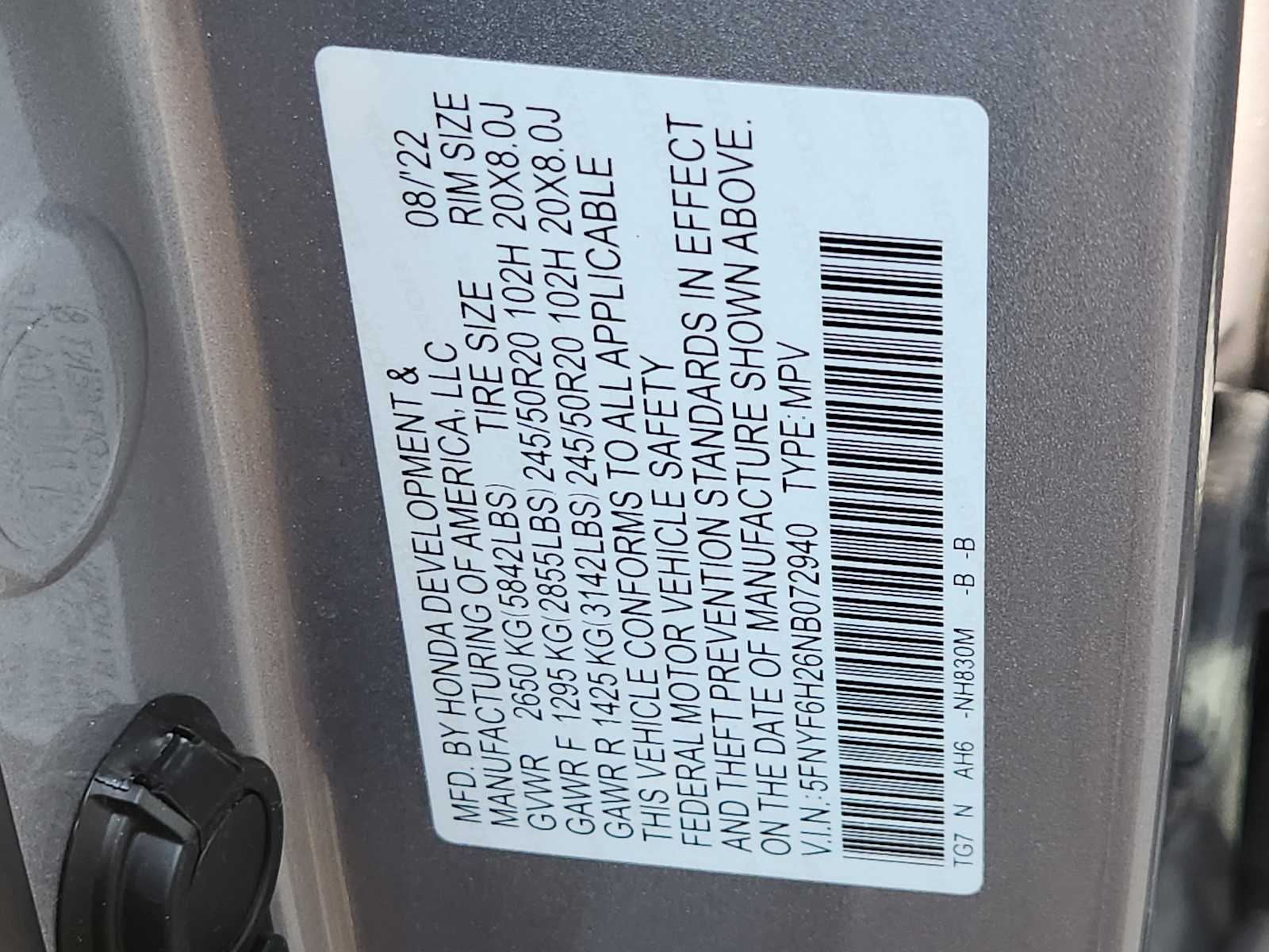 Thumbnail: 2022 Honda Pilot - 22