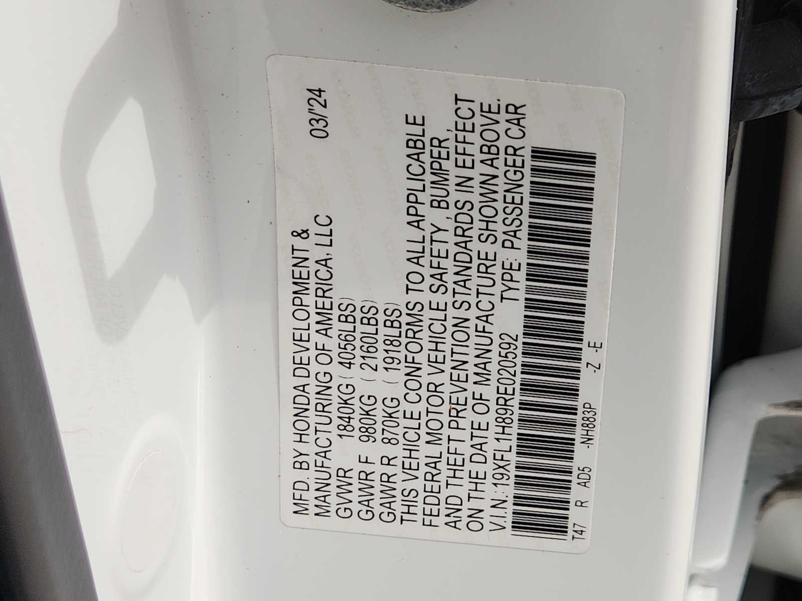 Thumbnail: 2024 Honda Civic - 21