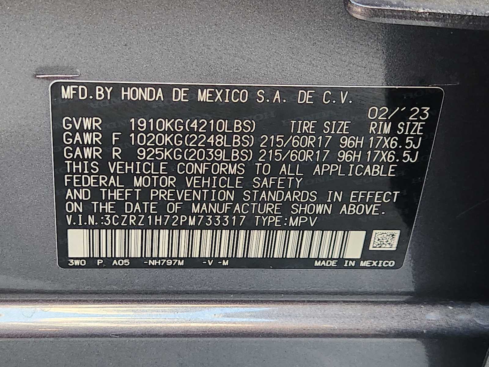 Thumbnail: 2023 Honda HR-V - 21