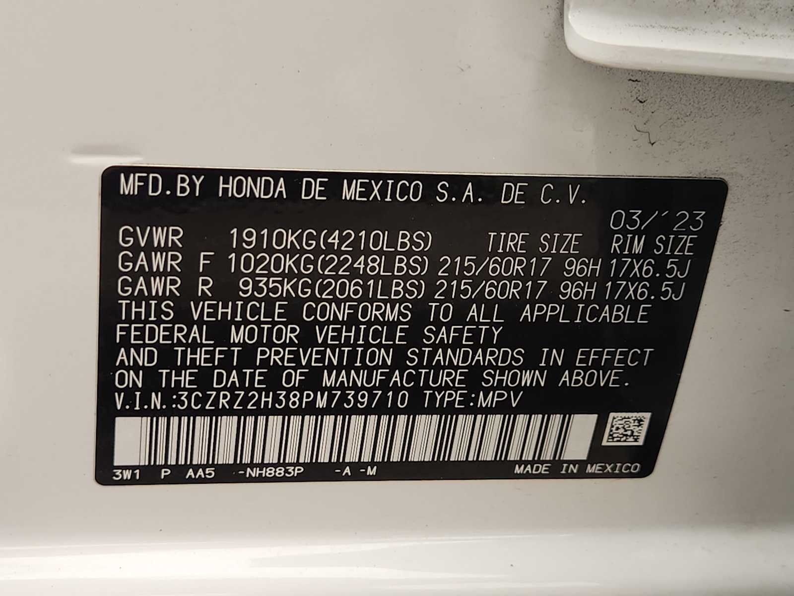 Thumbnail: 2023 Honda HR-V - 21