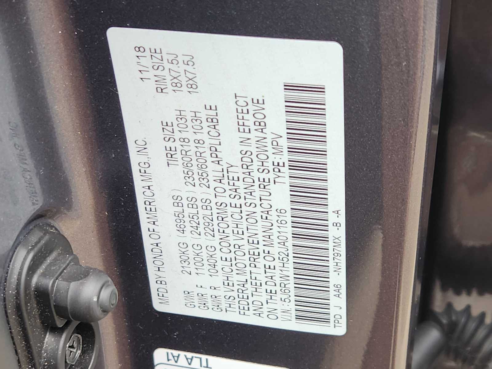 Thumbnail: 2018 Honda CR-V - 21