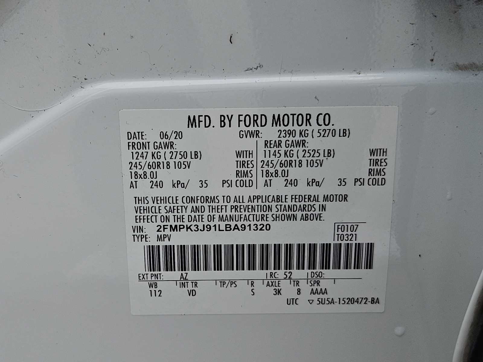 2020 Ford Edge SEL 21