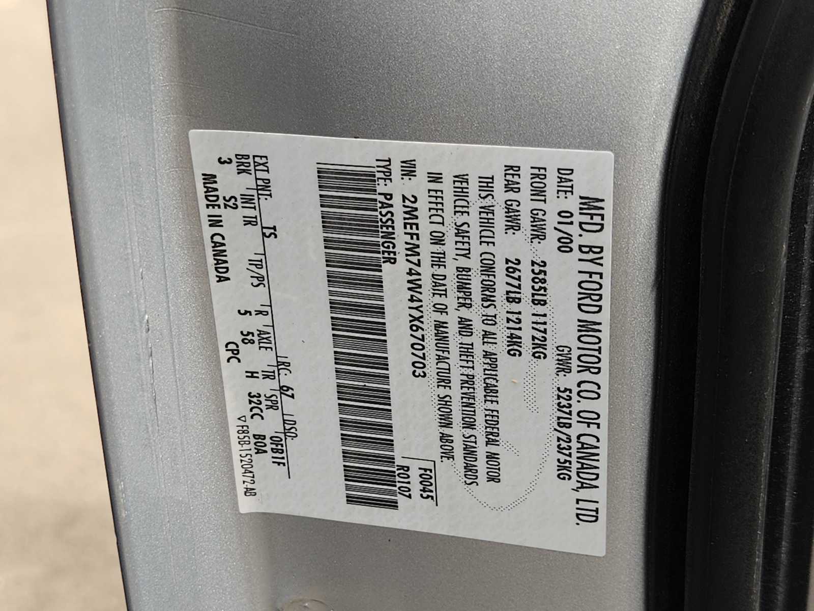 Thumbnail: 2000 Mercury Grand Marquis - 21