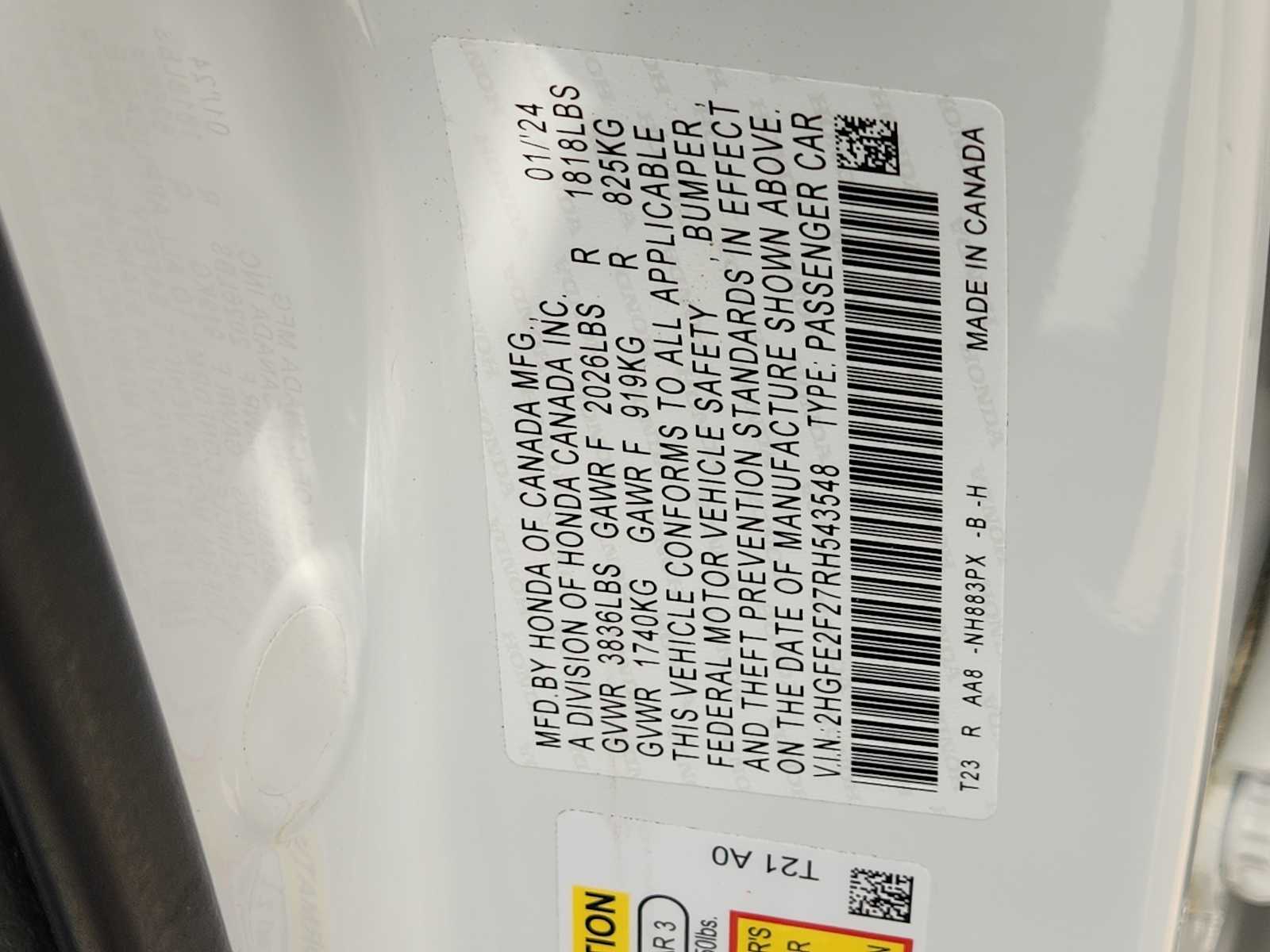 Thumbnail: 2024 Honda Civic - 21