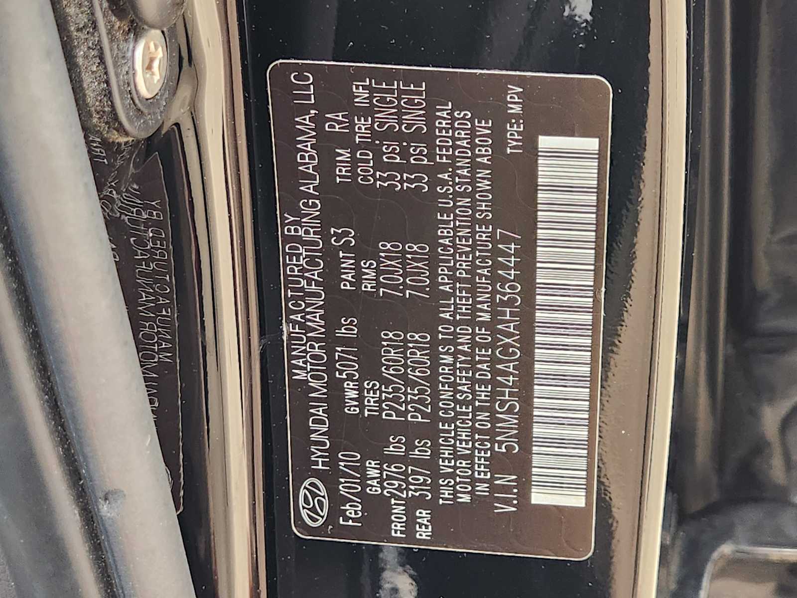 Thumbnail: 2010 Hyundai Santa Fe - 21