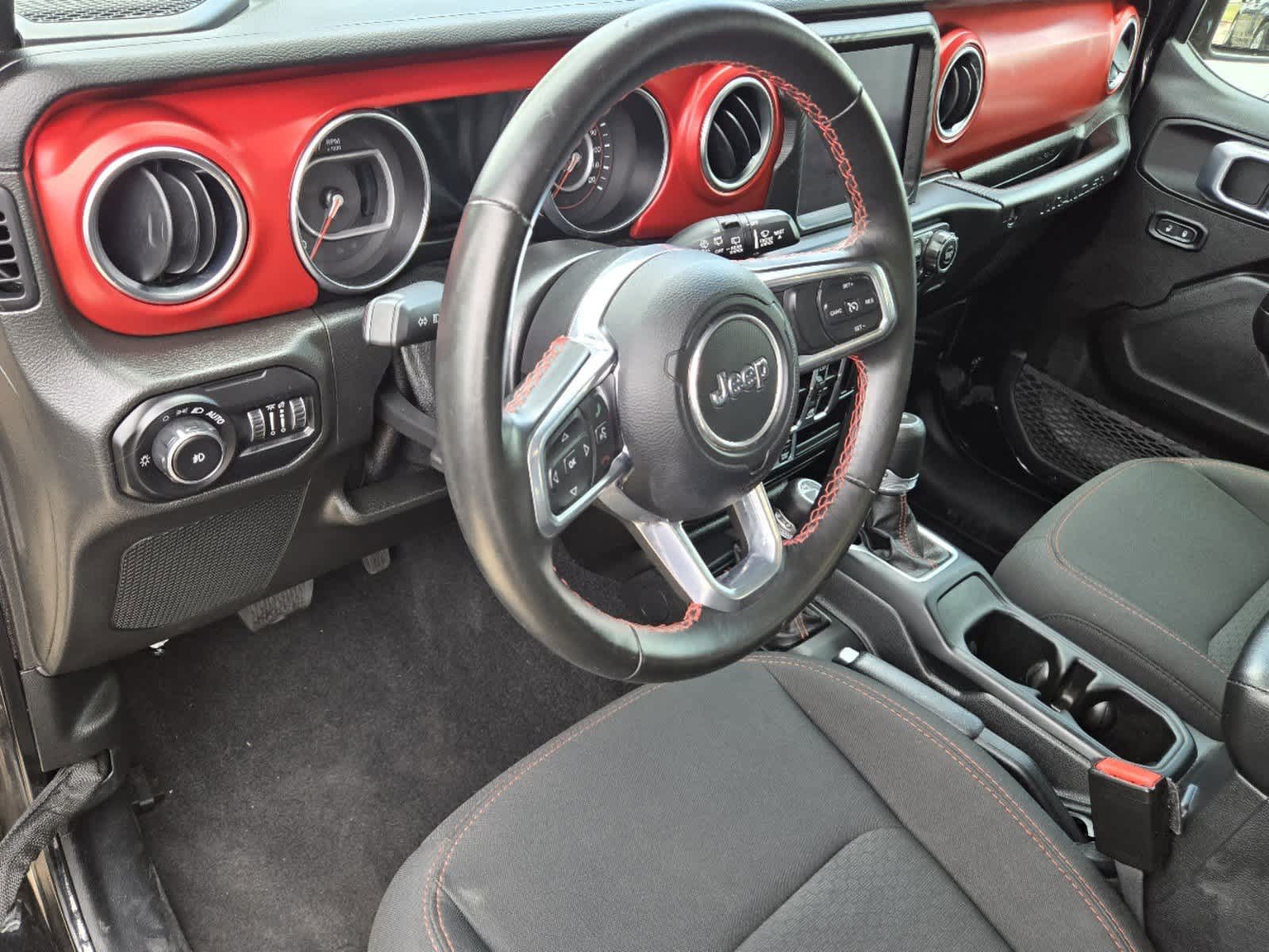 Used 2021 Jeep Wrangler Unlimited Rubicon with VIN 1C4HJXFN5MW817933 for sale in Rockwall, TX