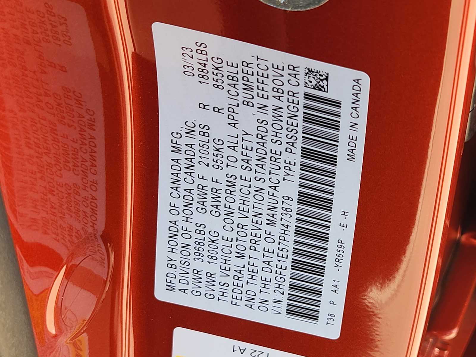 Thumbnail: 2023 Honda Civic - 20