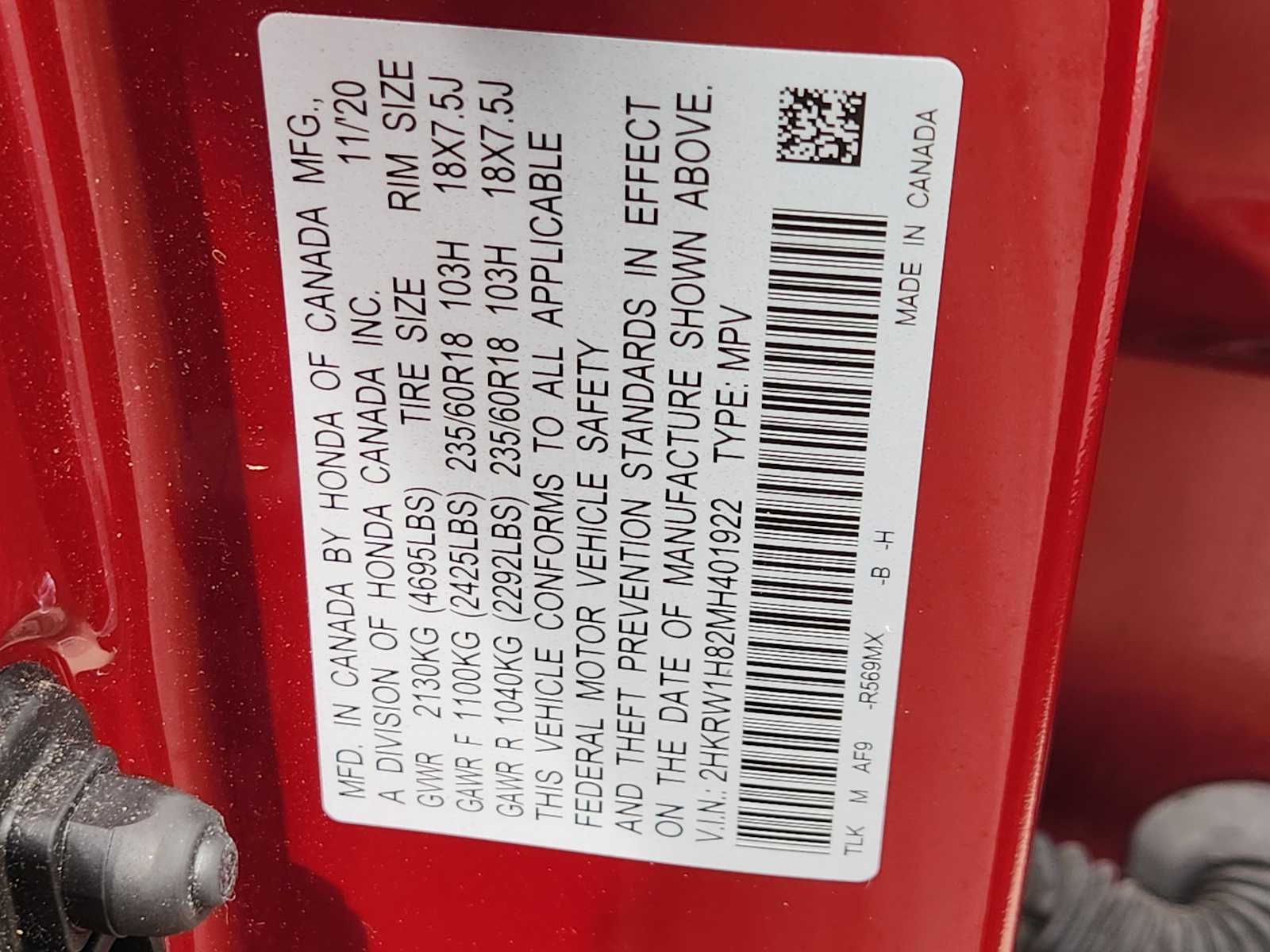 Thumbnail: 2021 Honda CR-V - 20