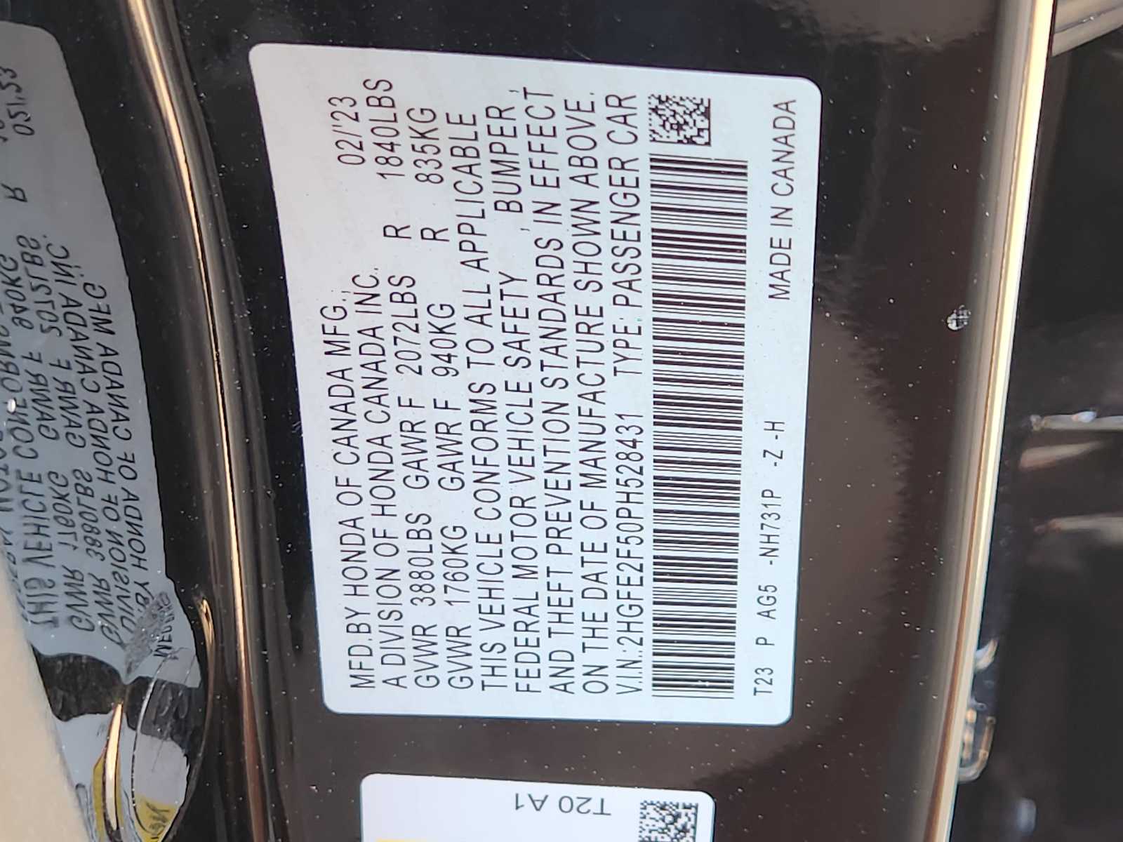 Thumbnail: 2023 Honda Civic - 21