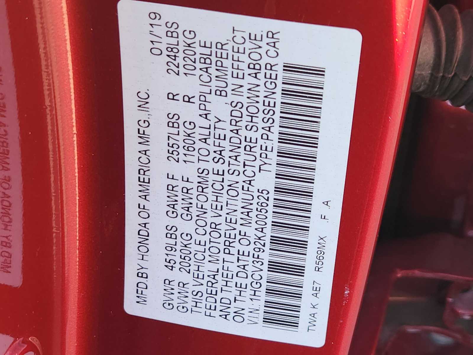 Thumbnail: 2019 Honda Accord - 21