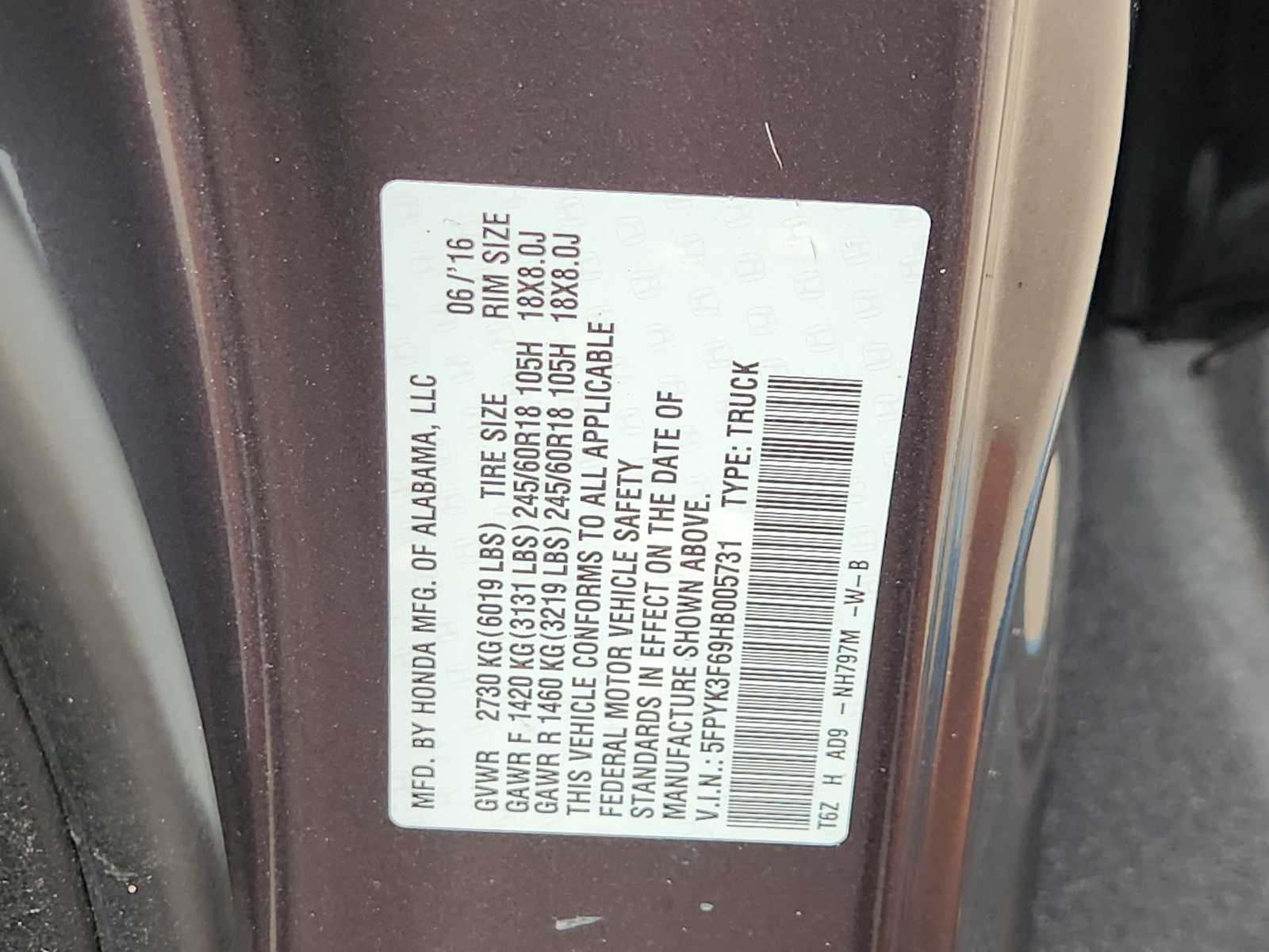 Thumbnail: 2017 Honda Ridgeline - 21