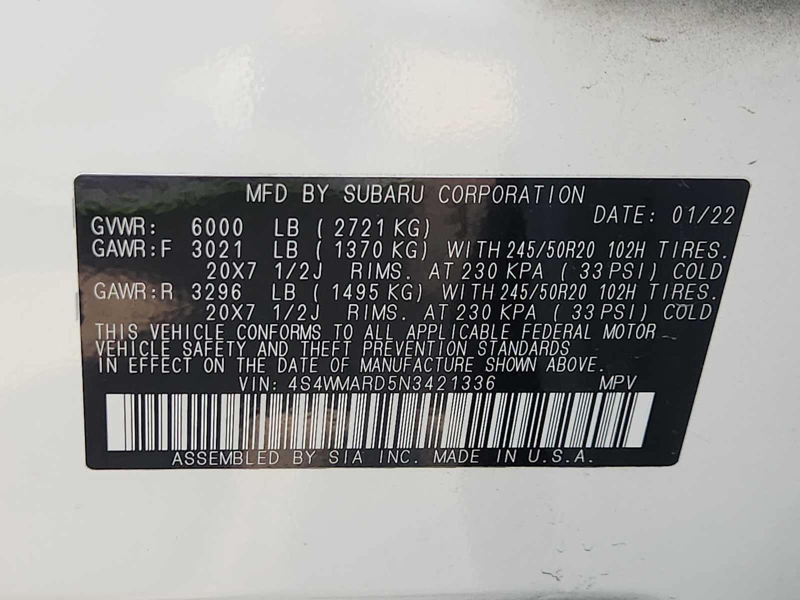 Thumbnail: 2022 Subaru Ascent - 22