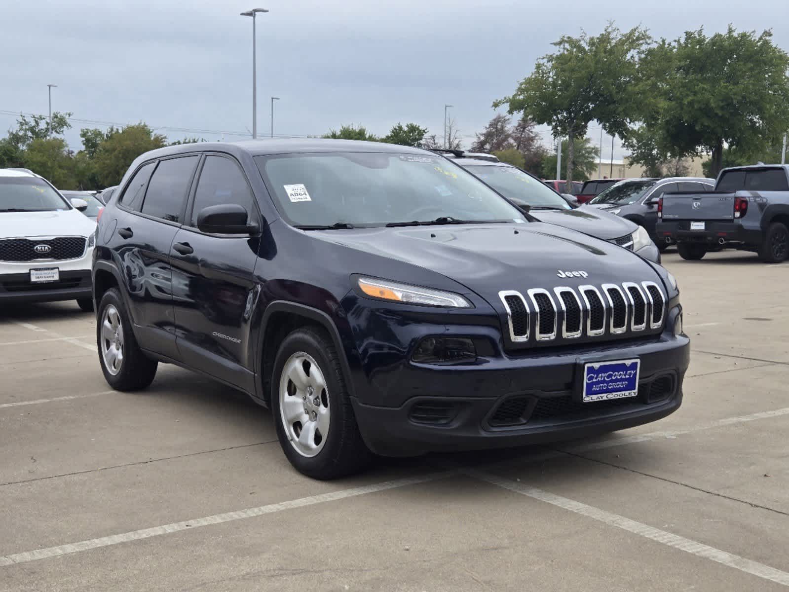 Used 2015 Jeep Cherokee Sport with VIN 1C4PJLAB0FW621046 for sale in Rockwall, TX