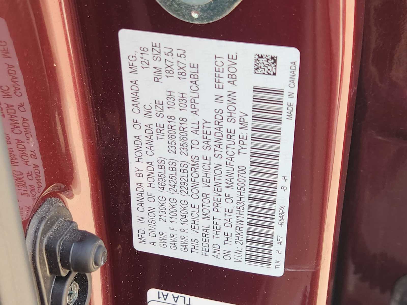 Thumbnail: 2017 Honda CR-V - 21