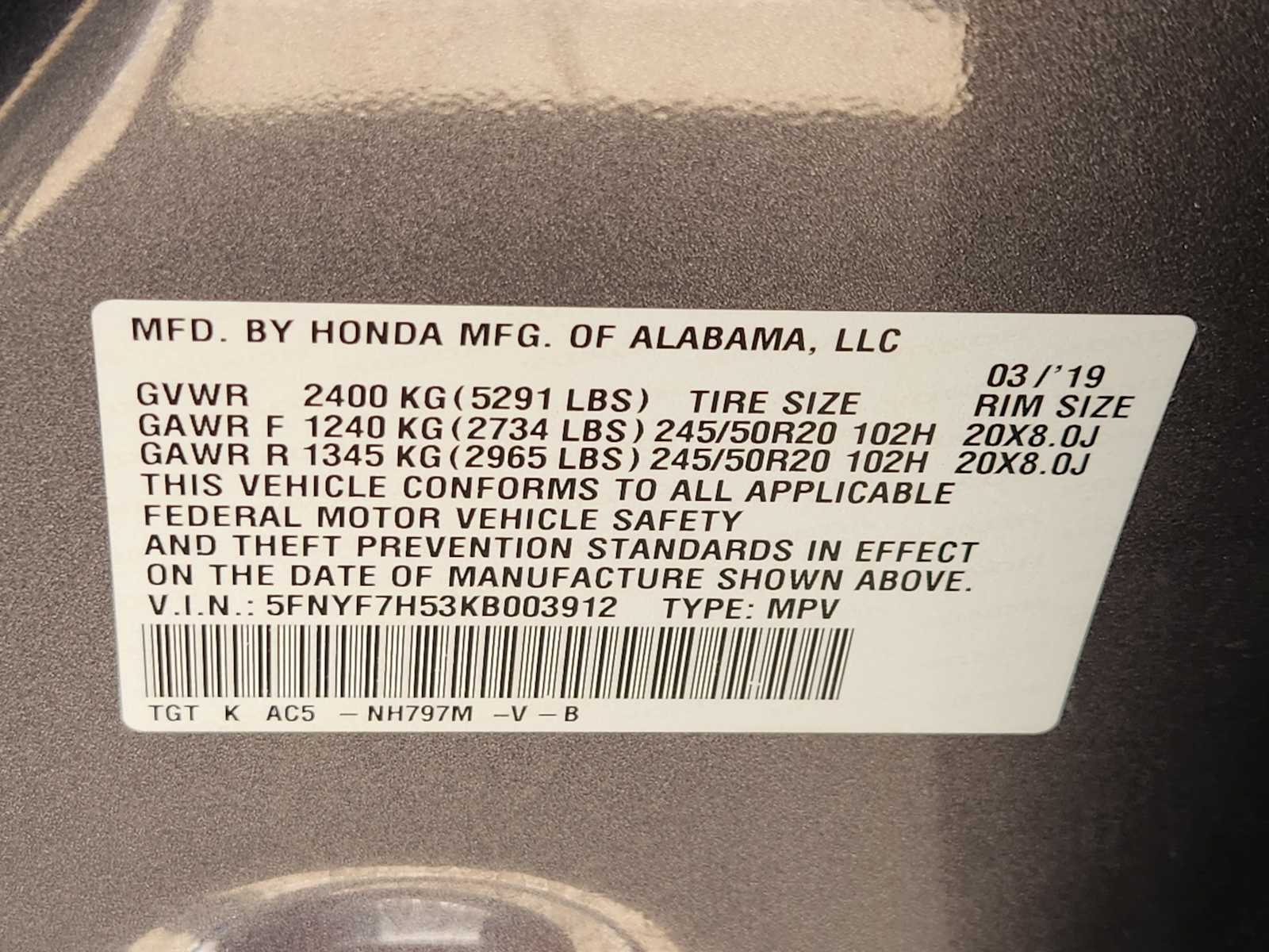 Thumbnail: 2019 Honda Passport - 21