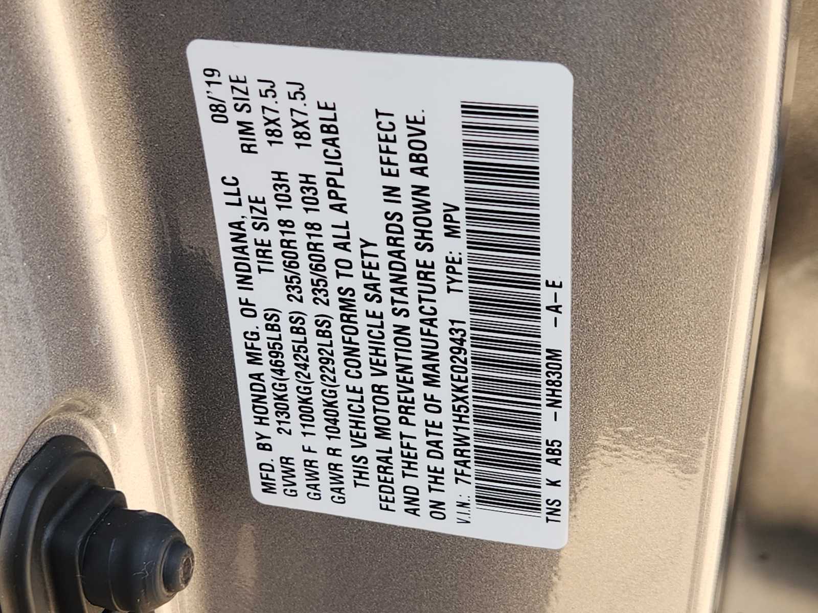 Thumbnail: 2019 Honda CR-V - 21