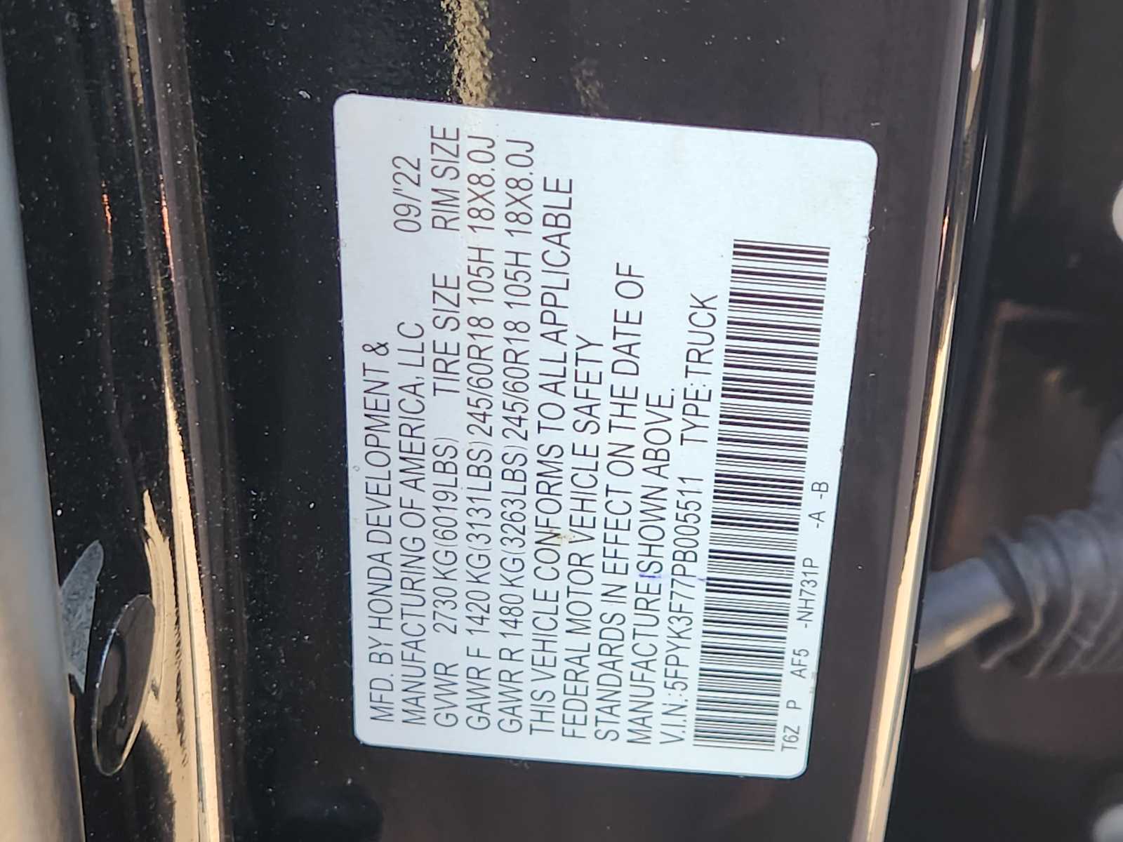 Thumbnail: 2023 Honda Ridgeline - 21