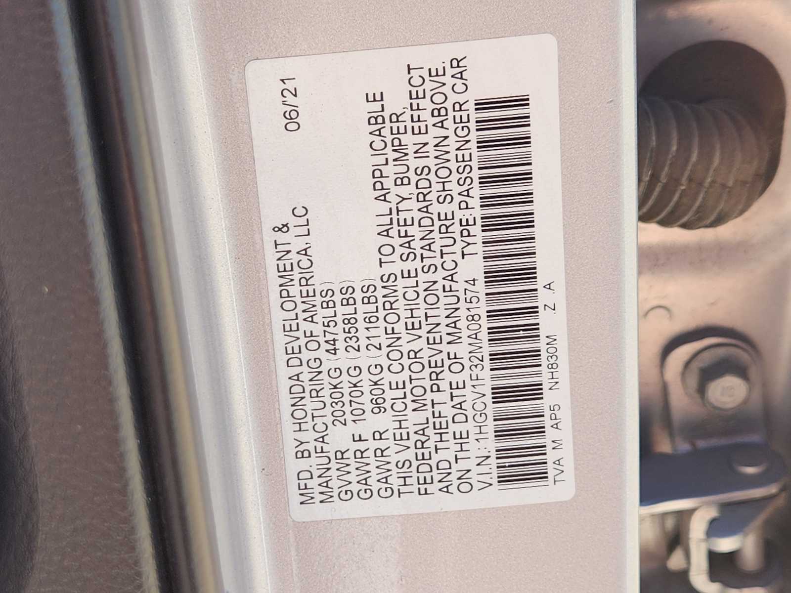 Thumbnail: 2021 Honda Accord - 21