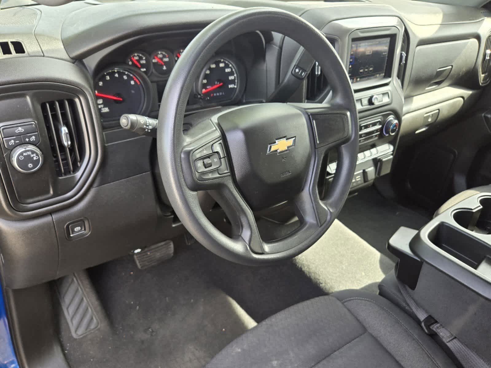 Used 2022 Chevrolet Silverado 1500 Custom with VIN 1GCPABEK0NZ555292 for sale in Rockwall, TX