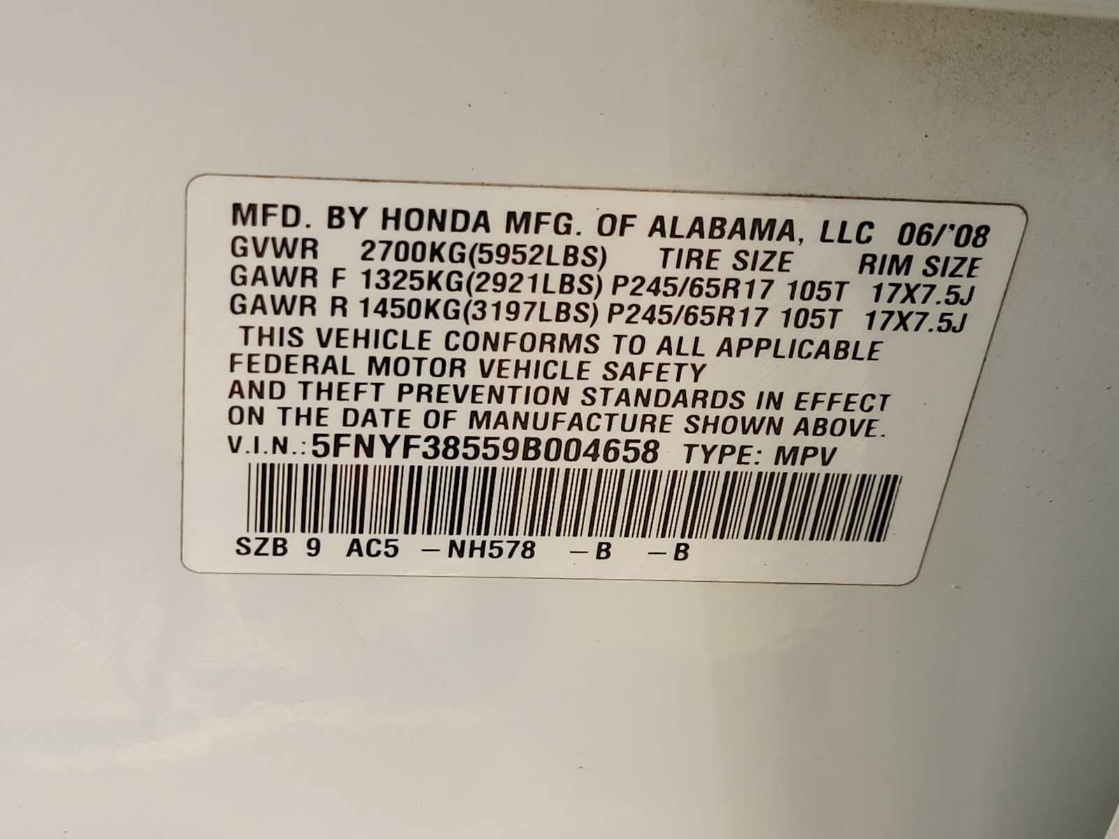 Thumbnail: 2009 Honda Pilot - 22
