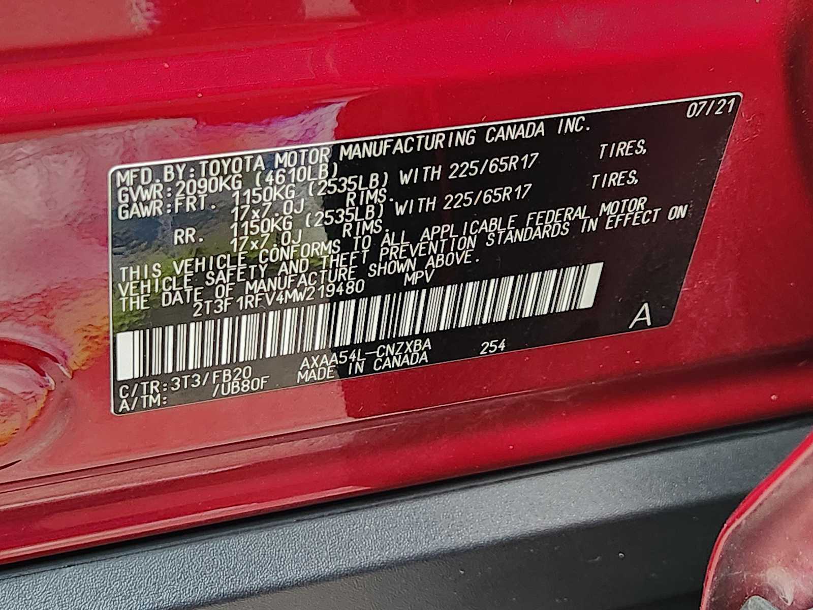 Thumbnail: 2021 Toyota RAV4 - 21