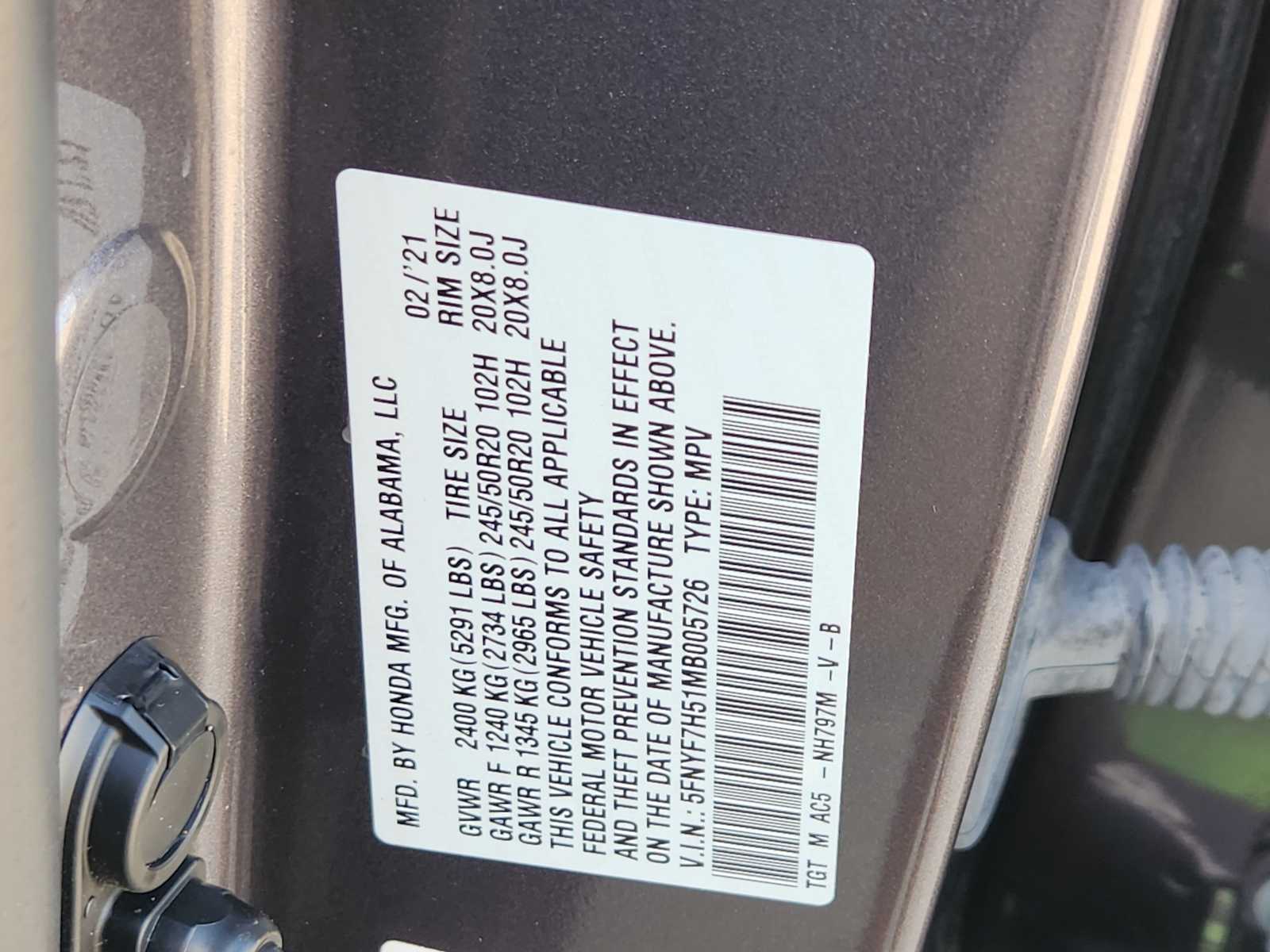 Thumbnail: 2021 Honda Passport - 21