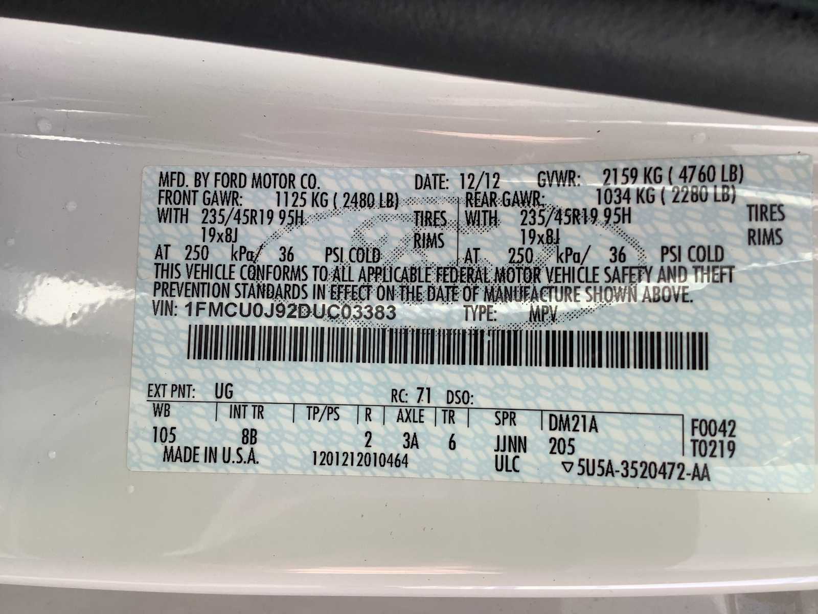 Thumbnail: 2013 Ford Escape - 21