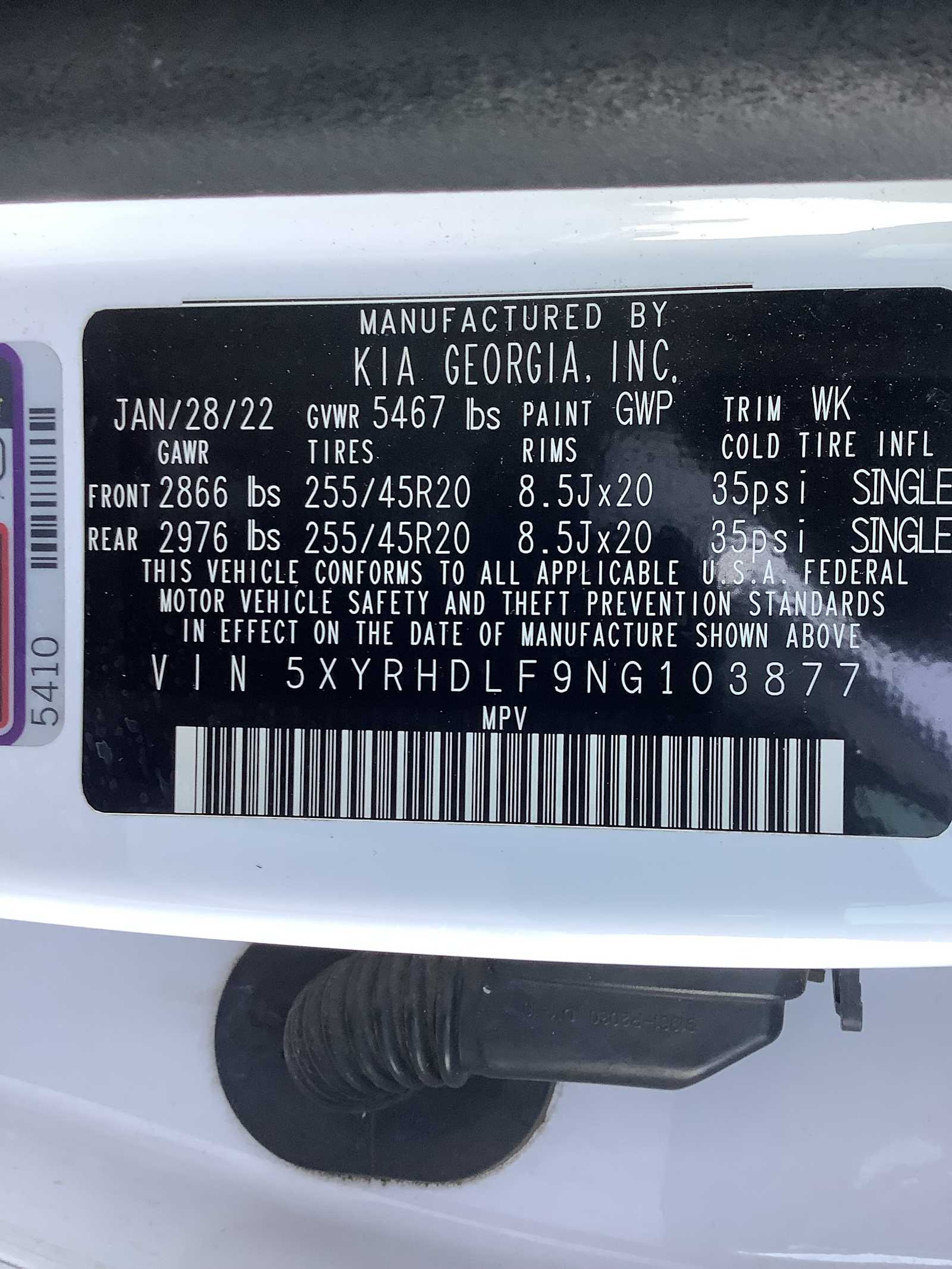 Thumbnail: 2022 Kia Sorento - 21