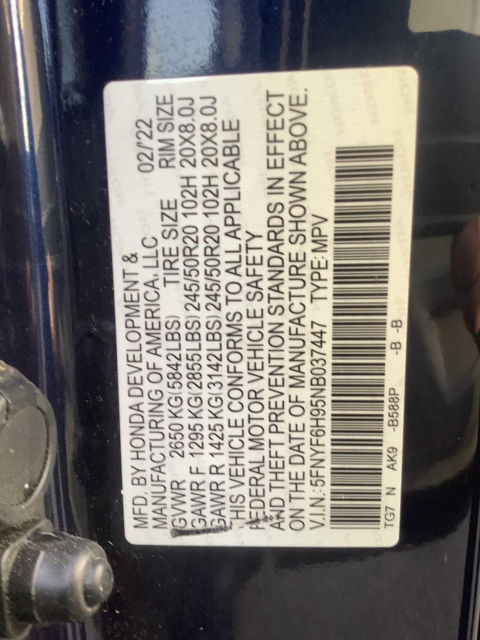 Thumbnail: 2022 Honda Pilot - 21