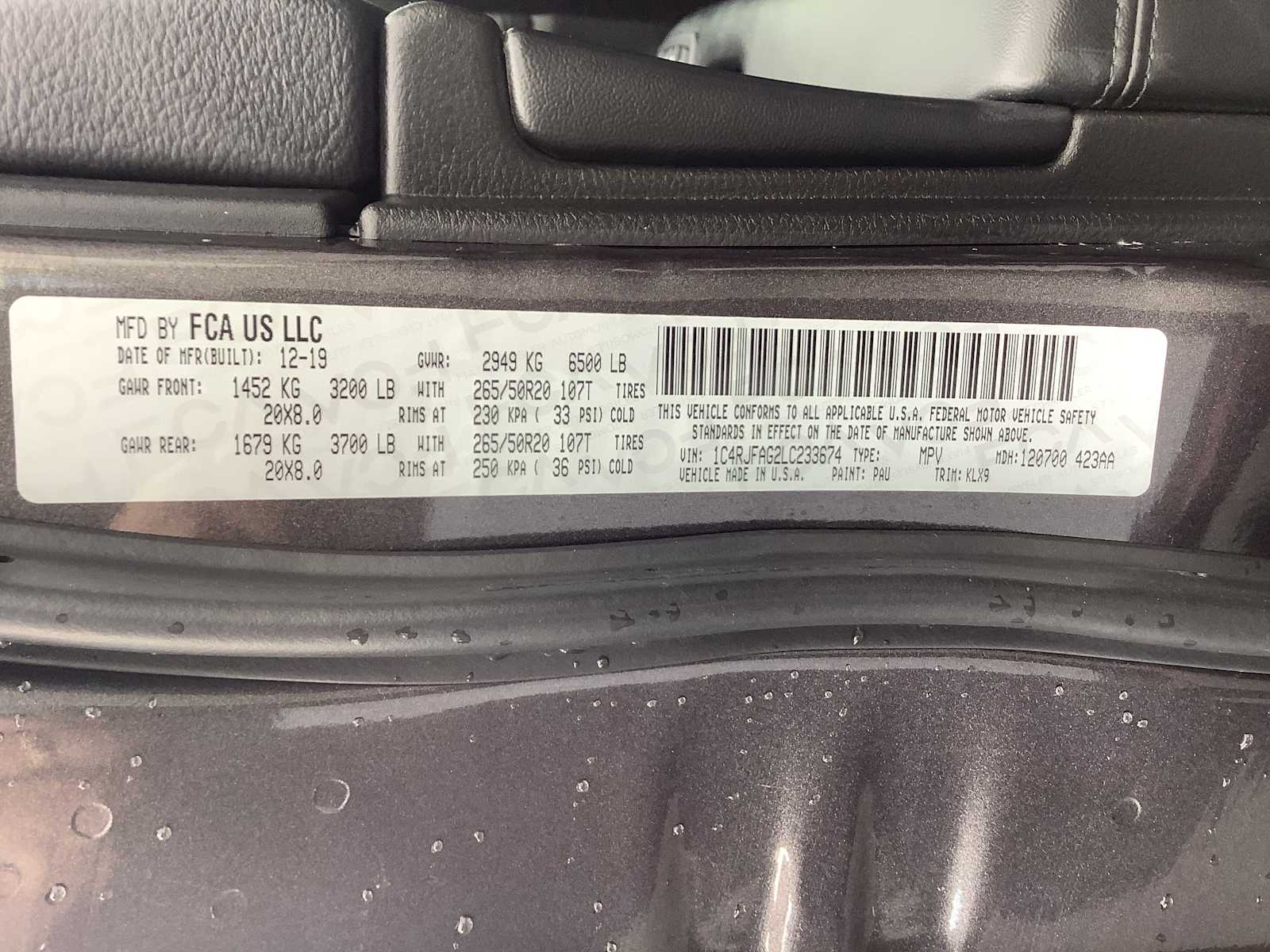 Thumbnail: 2020 Jeep Grand Cherokee - 21