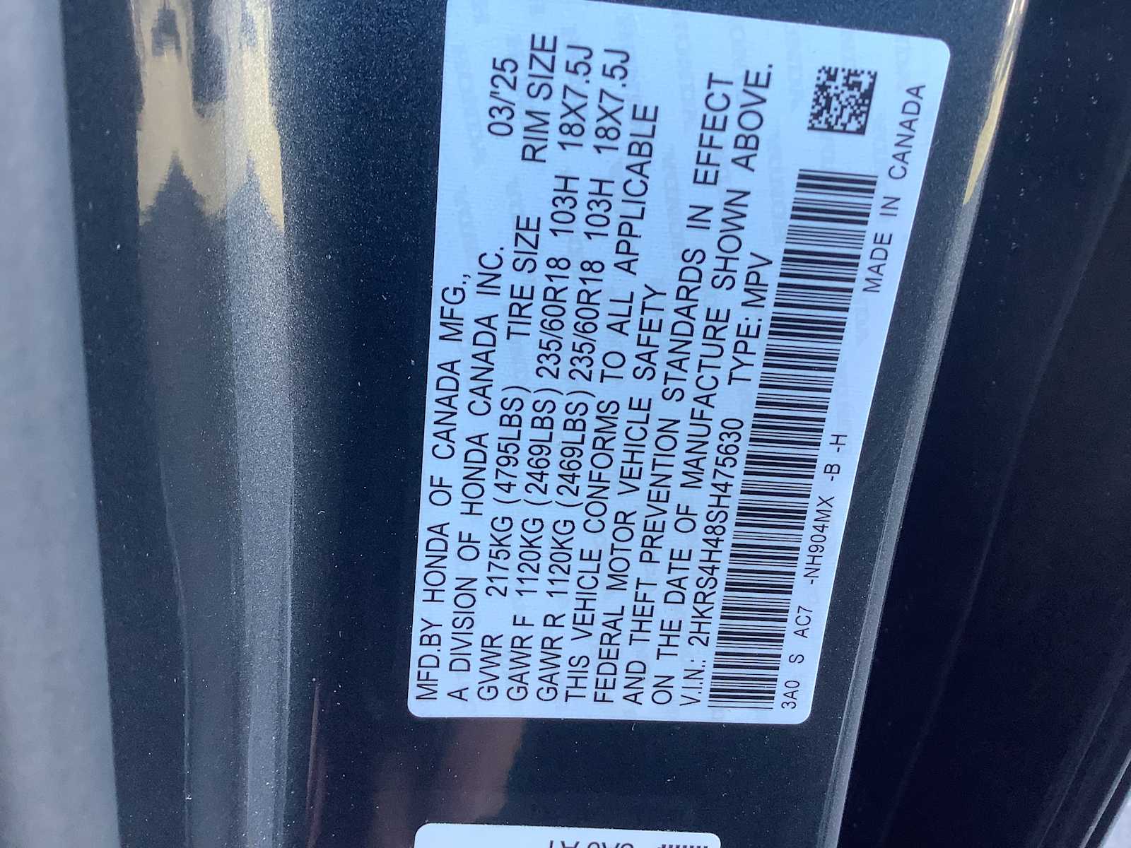 2025 Honda CR-V EX - Photo 19