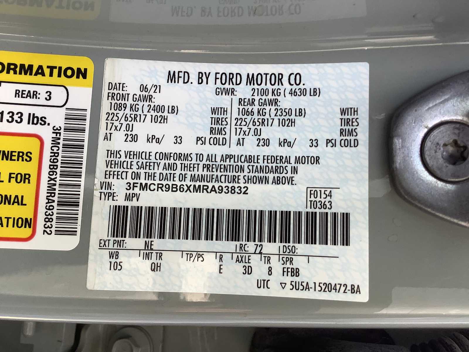 Thumbnail: 2021 Ford Bronco Sport - 21