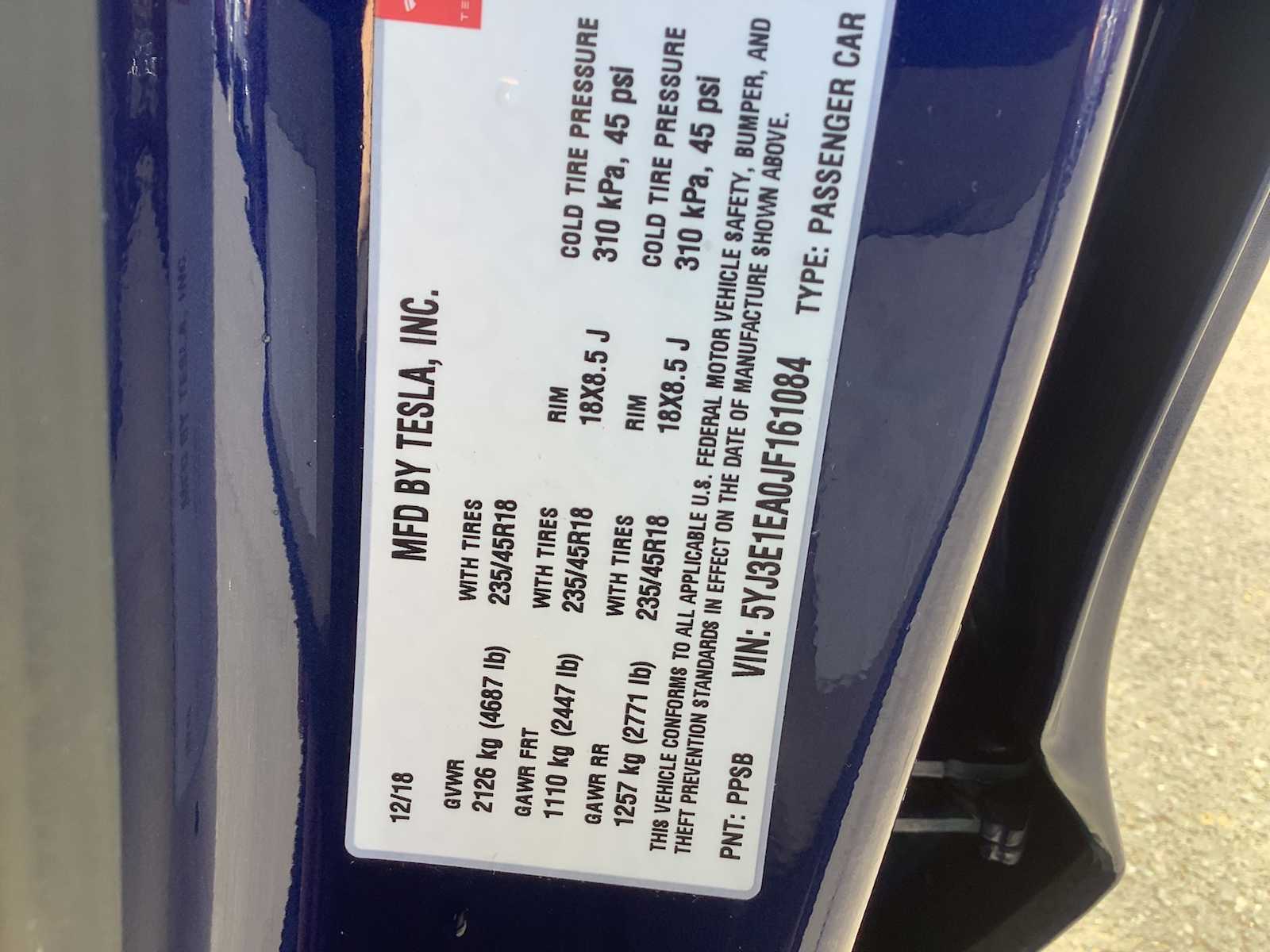 Thumbnail: 2018 Tesla Model 3 - 19