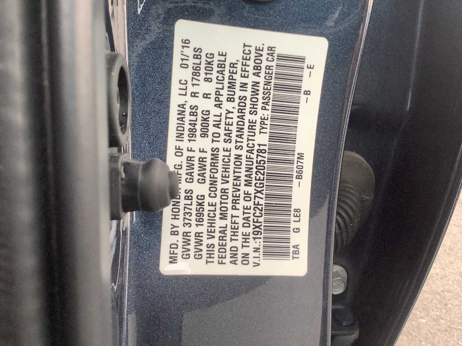 Thumbnail: 2016 Honda Civic - 21