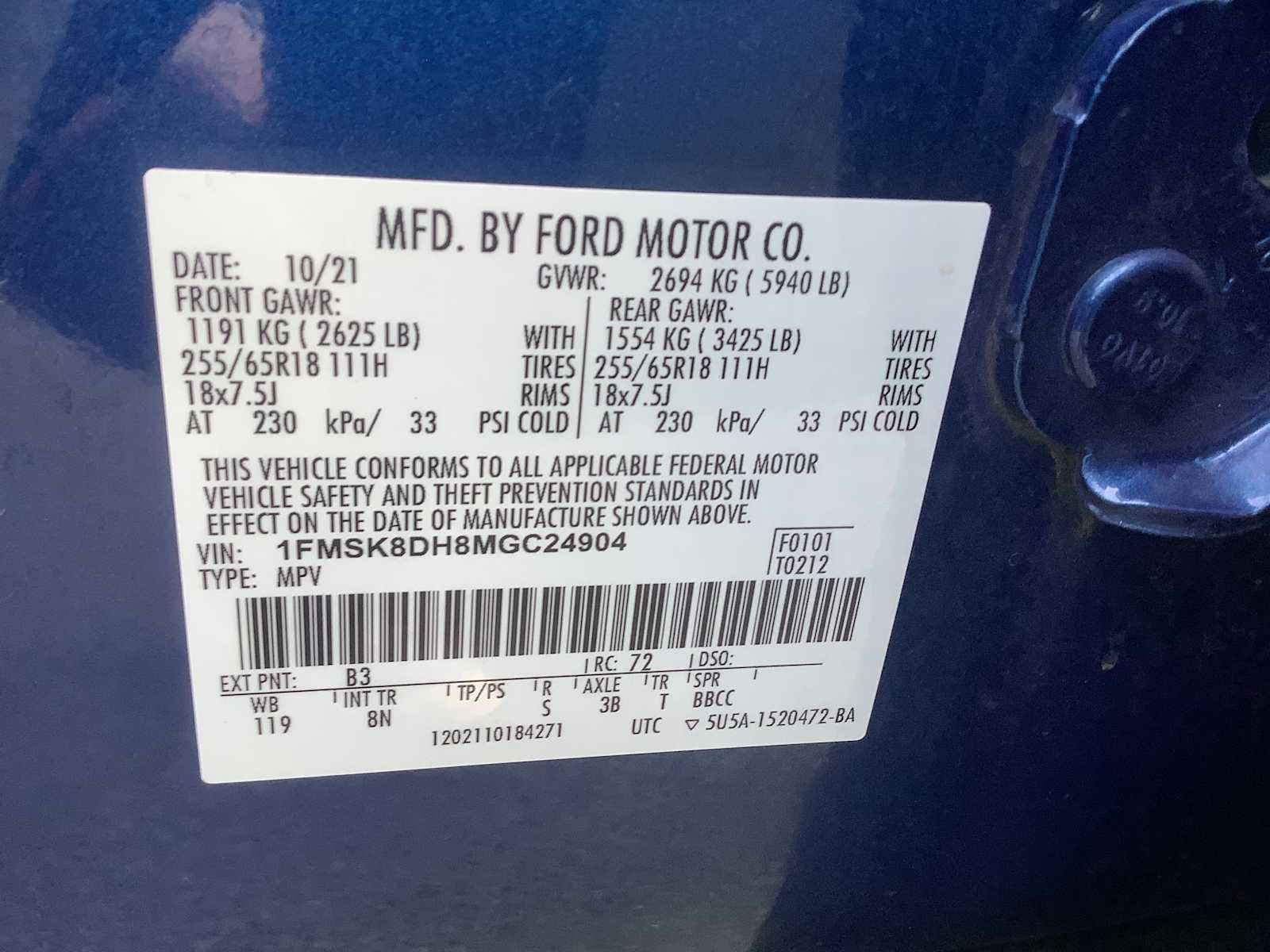 Thumbnail: 2021 Ford Explorer - 21