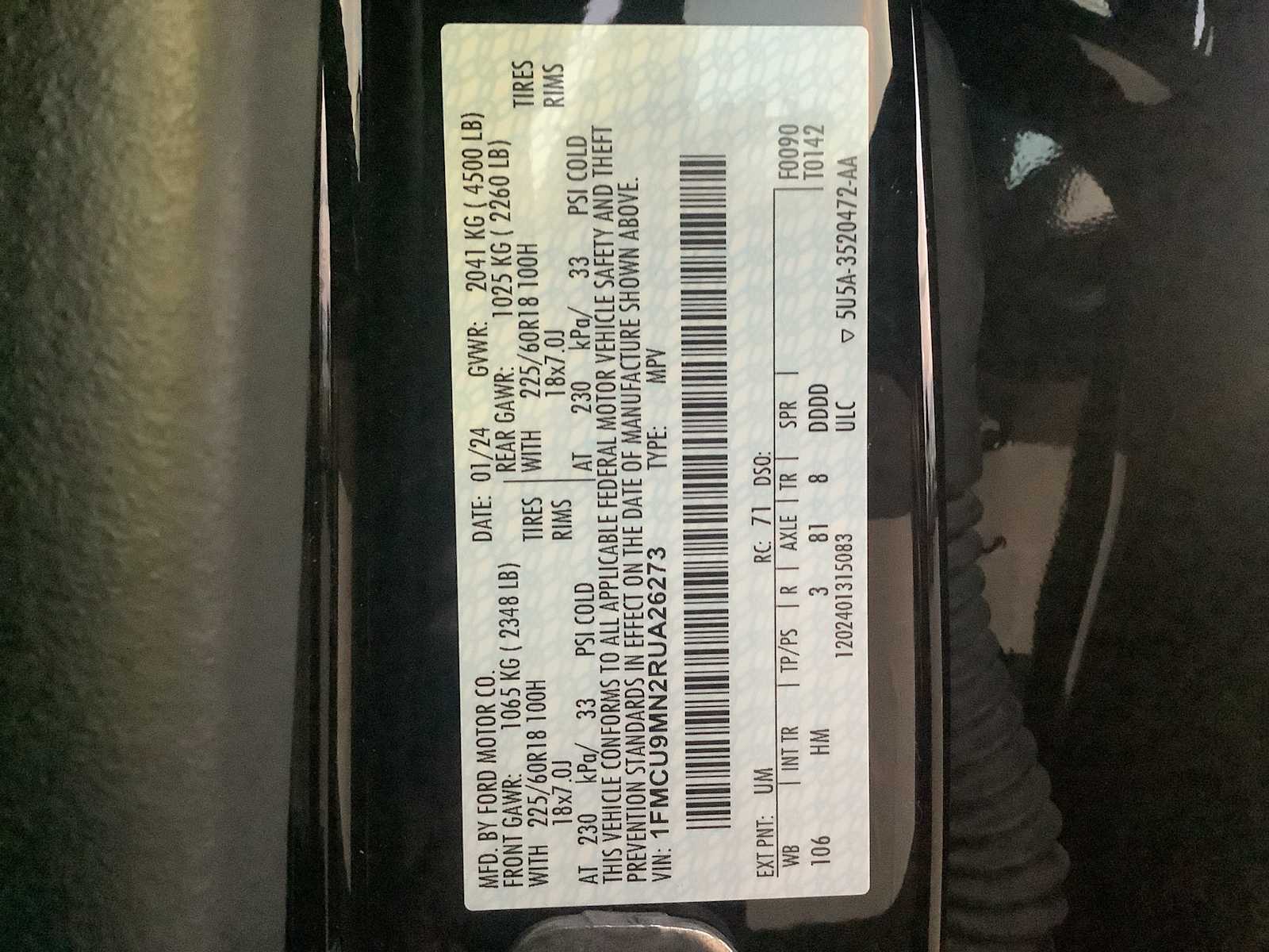 Thumbnail: 2024 Ford Escape - 21