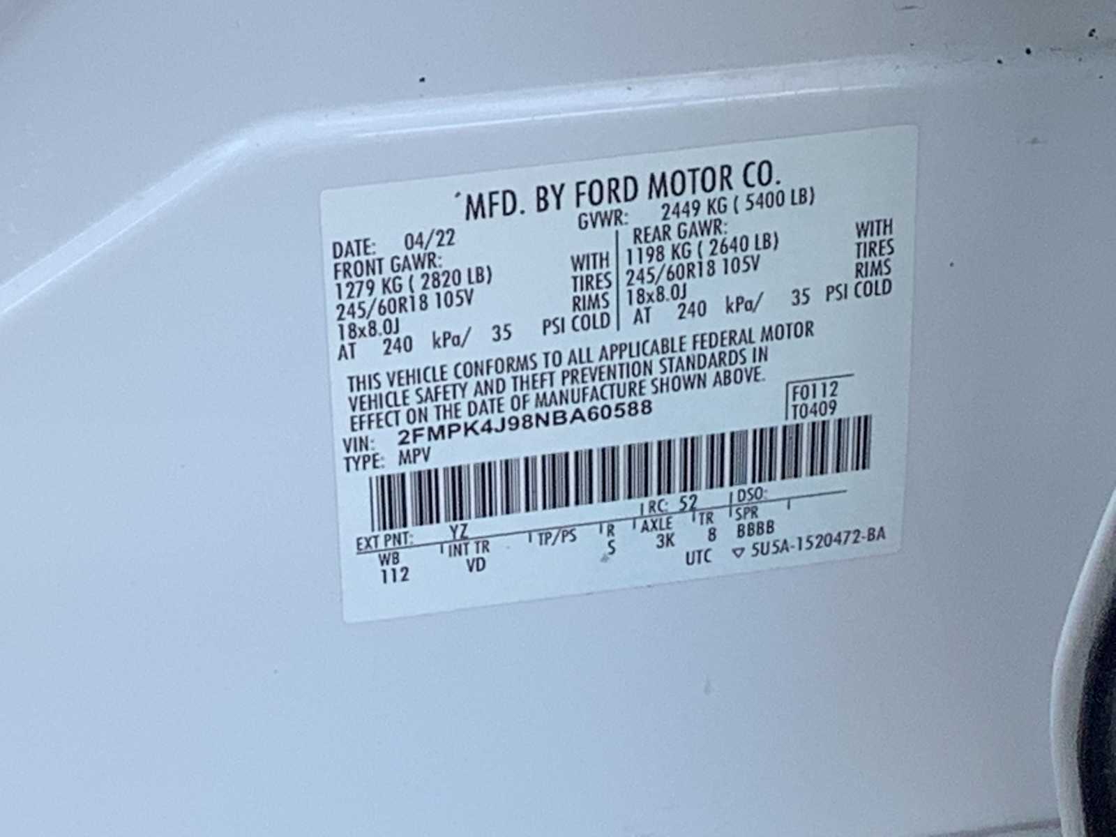 Thumbnail: 2022 Ford Edge - 21