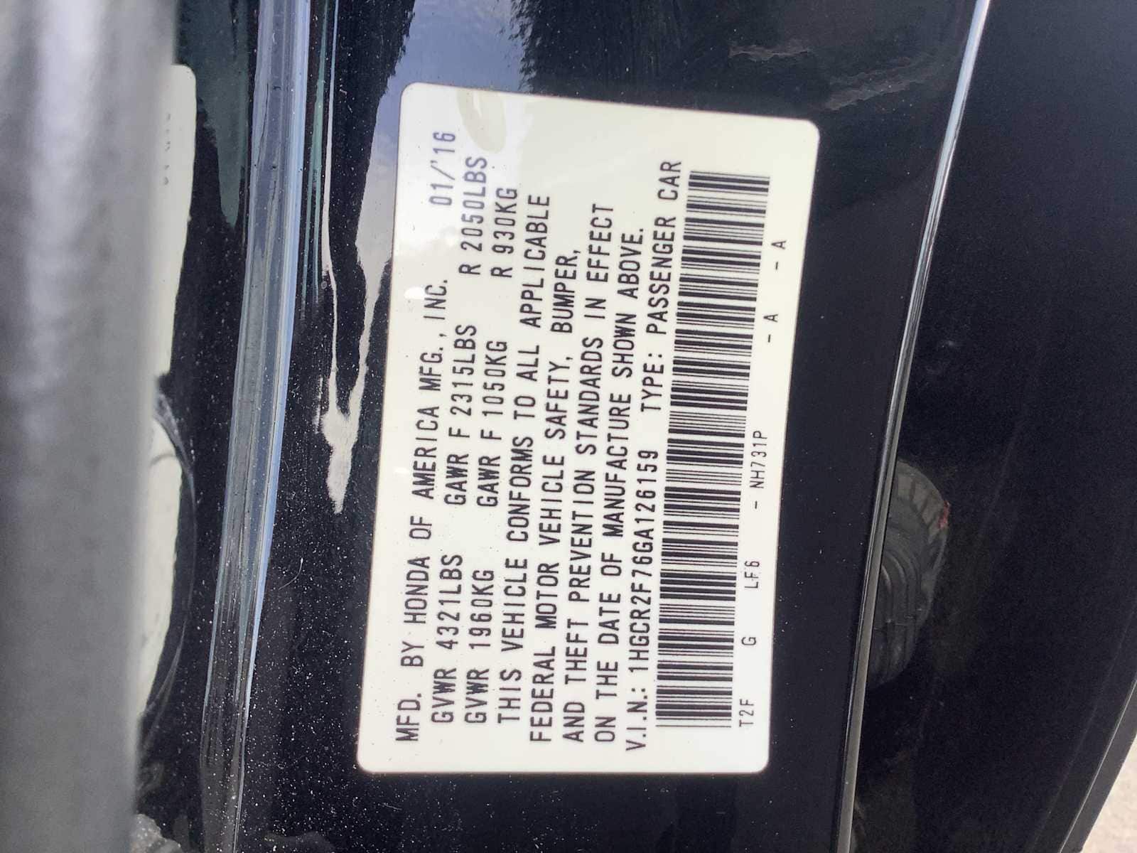 2016 Honda Accord EX - Photo 21