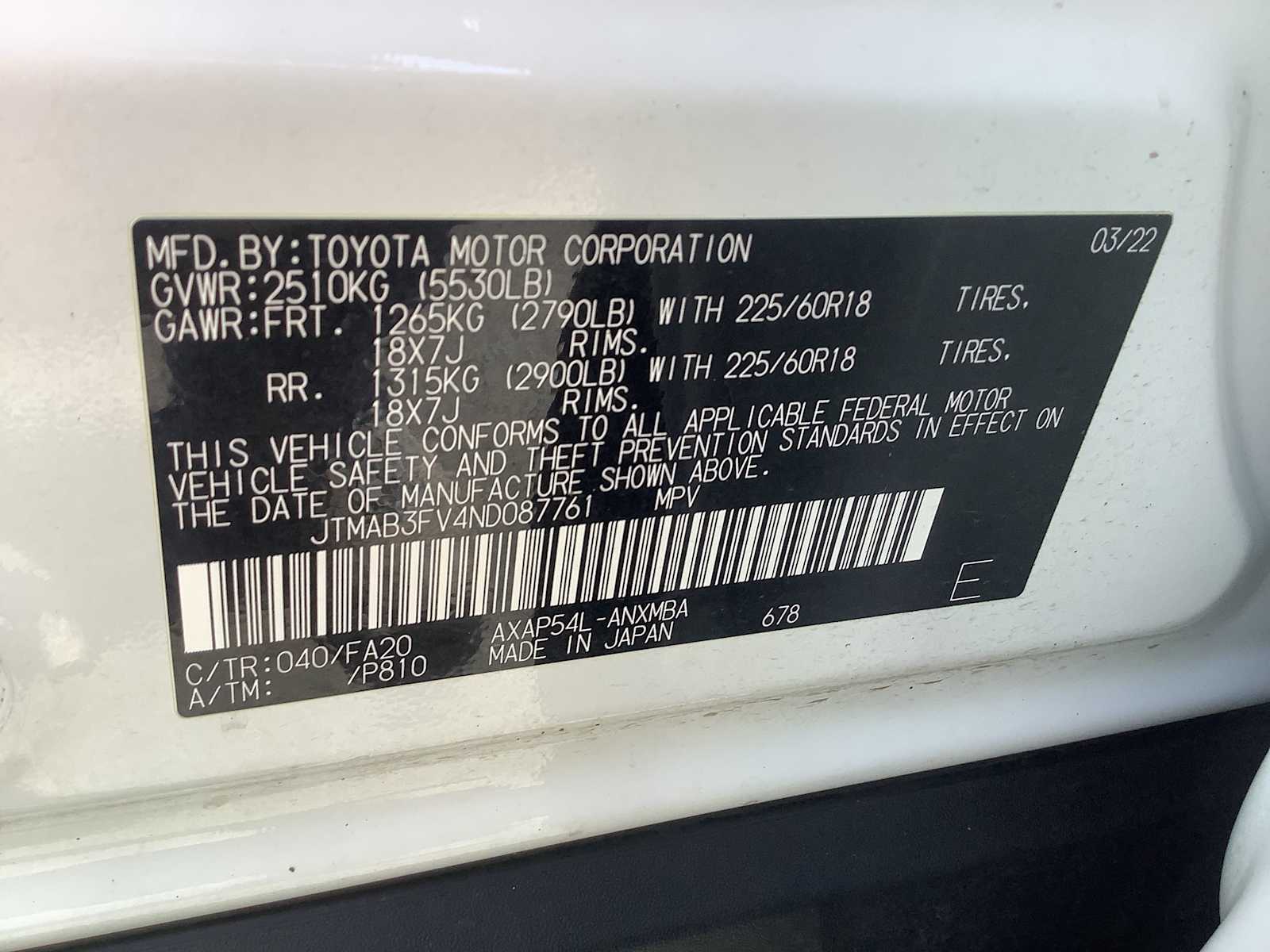Thumbnail: 2022 Toyota RAV4 - 22